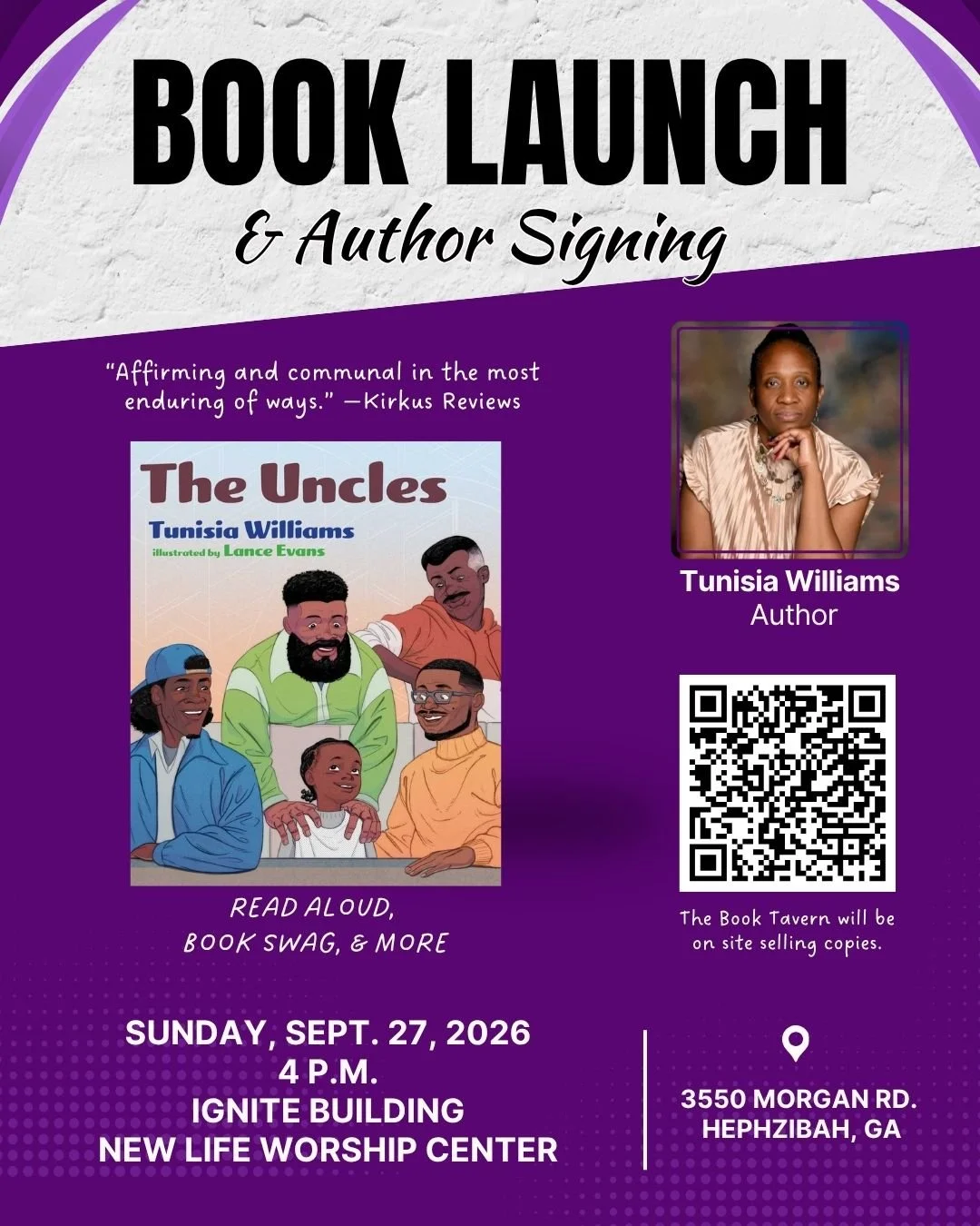 Book Launch &amp; Signing
