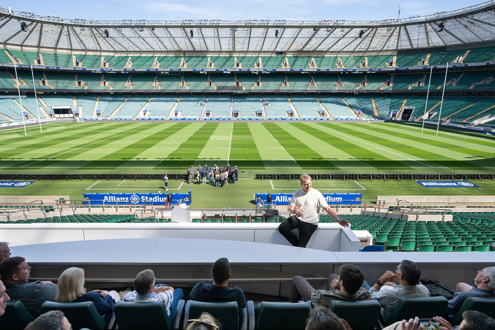 Photographing the Allianz Stadium Tours at Twickenham with Lewis Moody