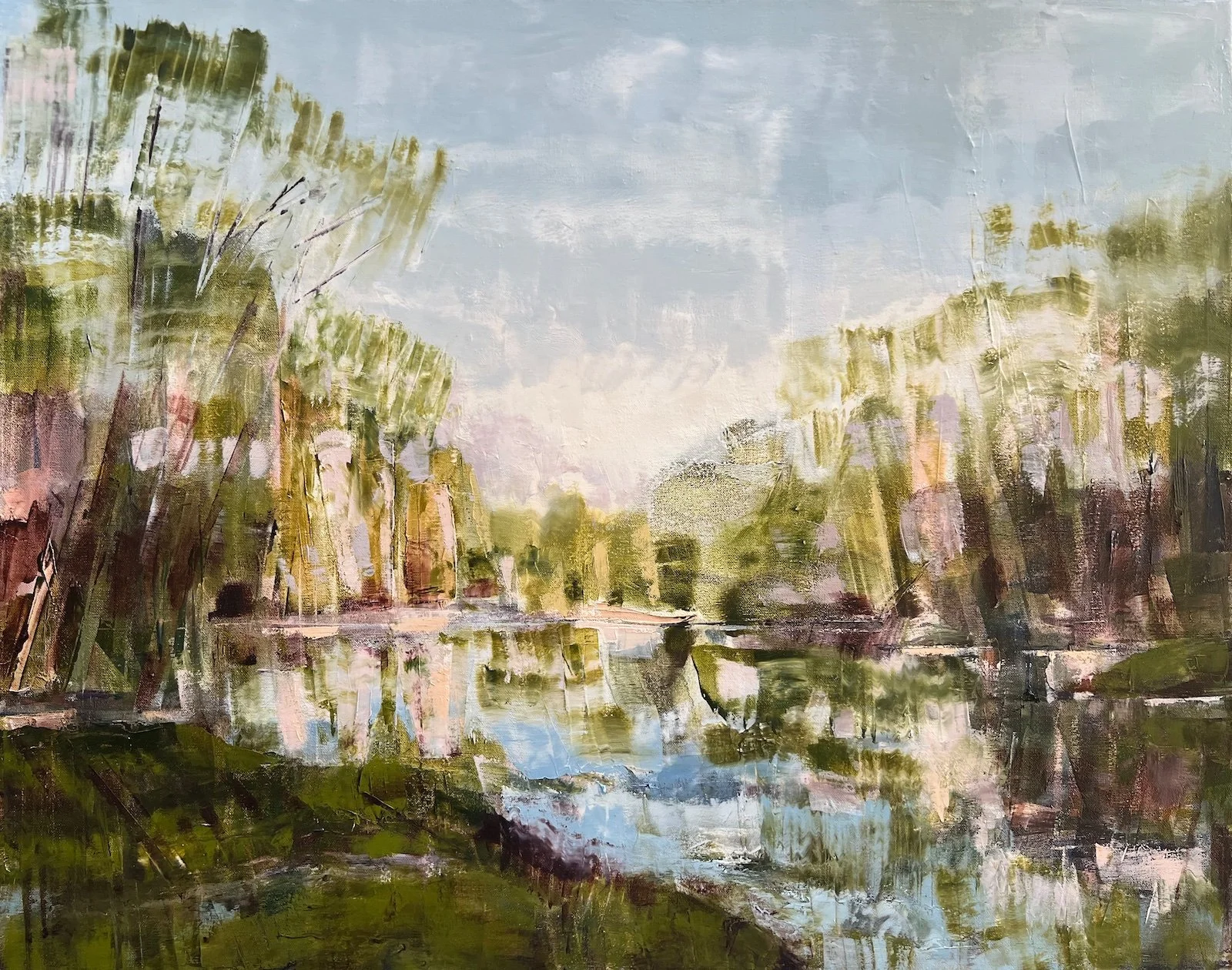 Remembrance 750x600mm oil and wax on canvas SOLD