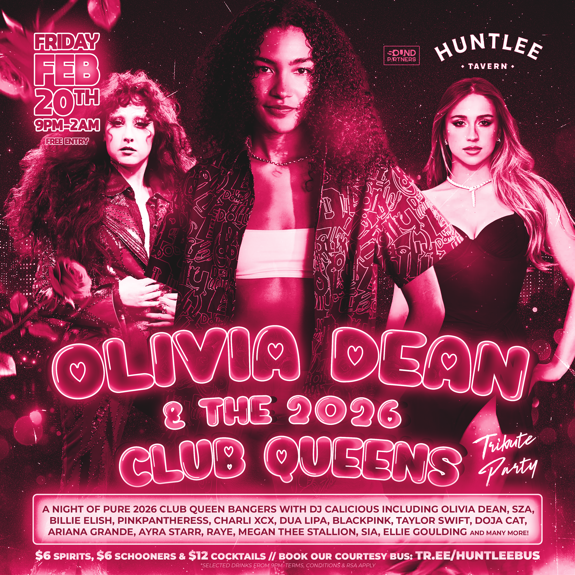Olivia Dean &amp; The 2026 Club Queens – Tribute Party
