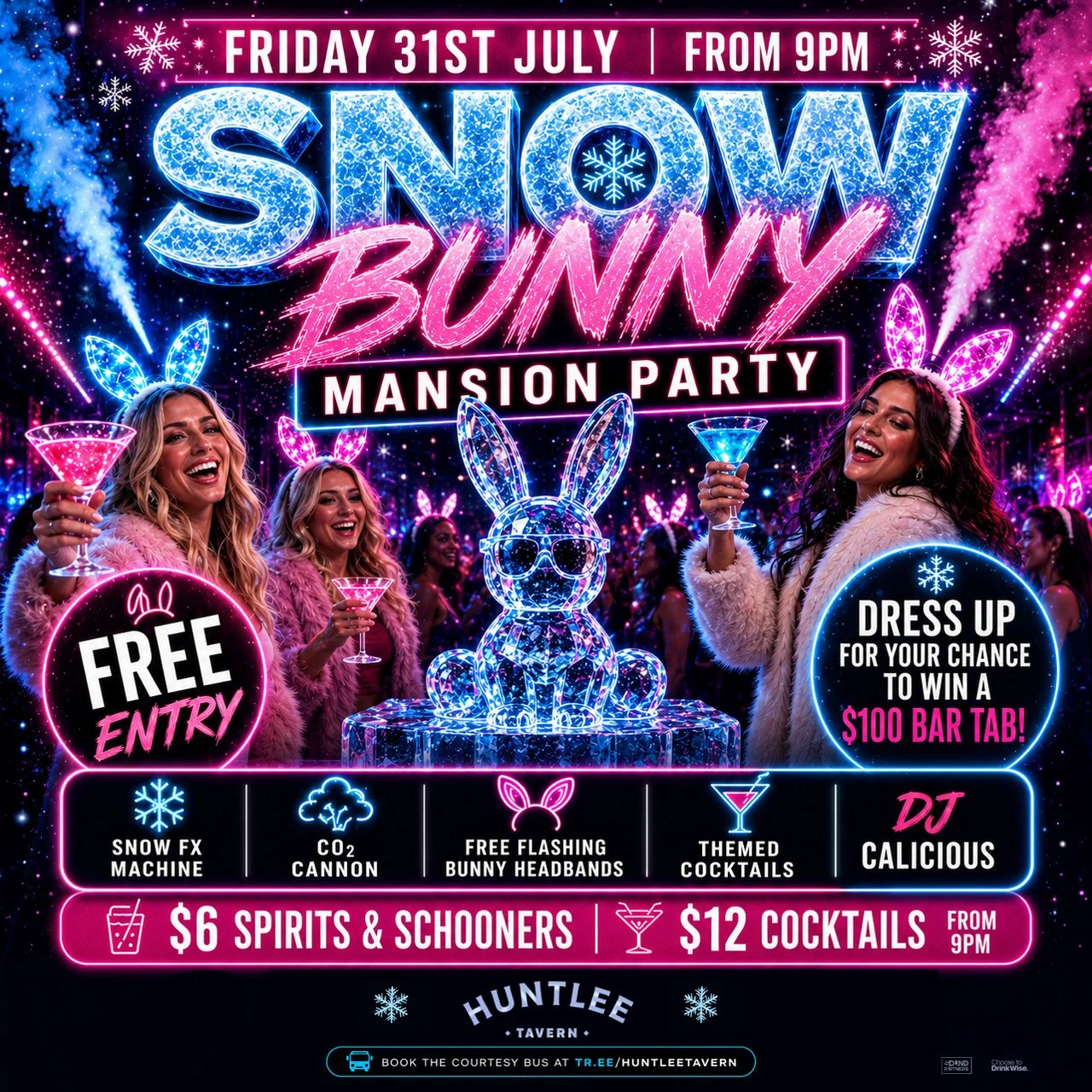 ❄️🐰 SNOW BUNNY MANSION PARTY 🐰❄️
