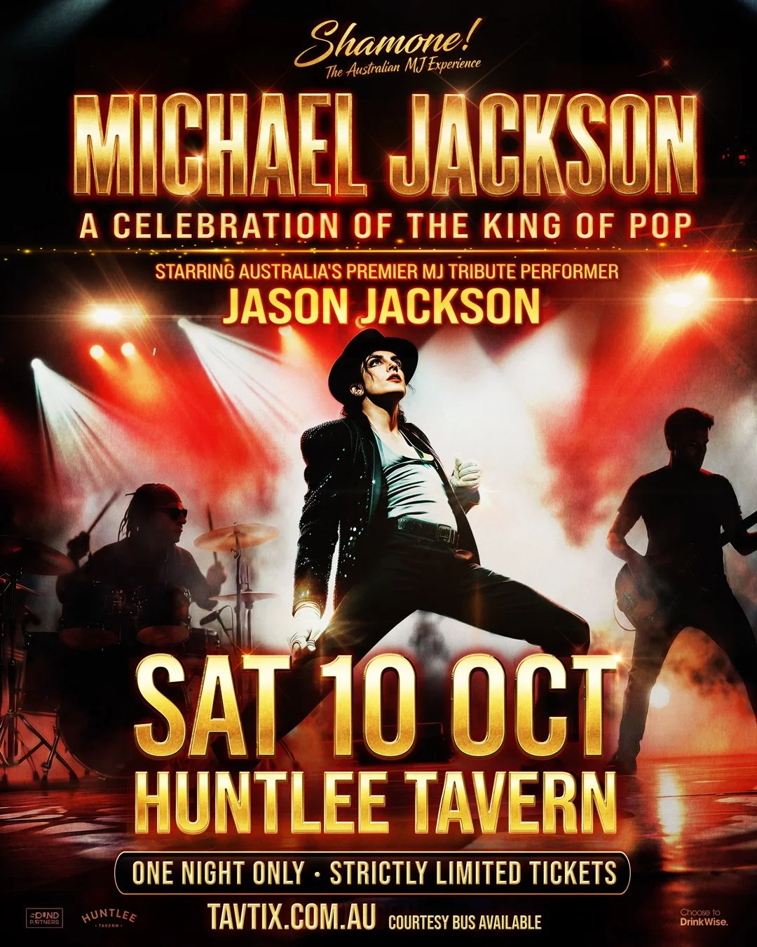 🕺✨ SHAMONE! The Australian MJ Experience is coming to Huntlee Tavern ✨🕺