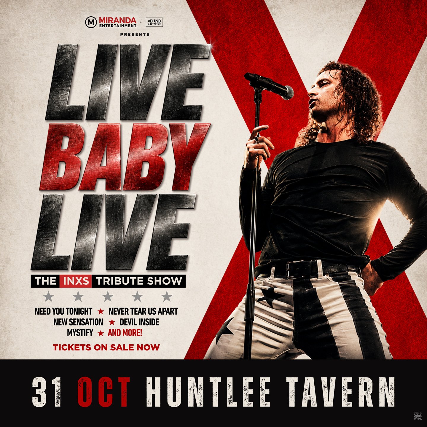INXS "Live Baby Live" at Huntlee Tavern