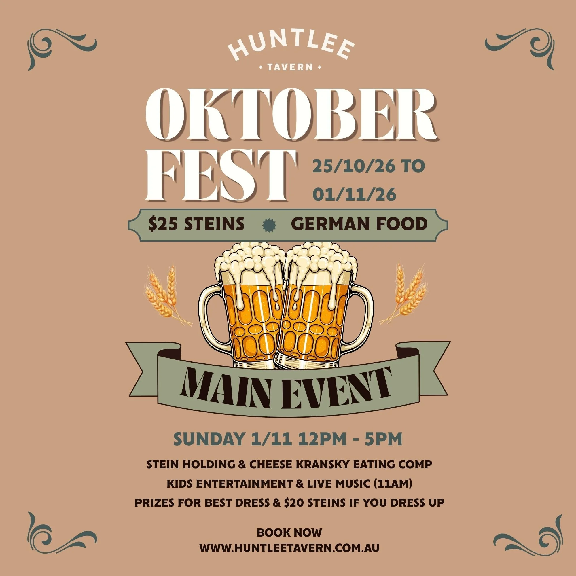 Oktoberfest at Huntlee Tavern
