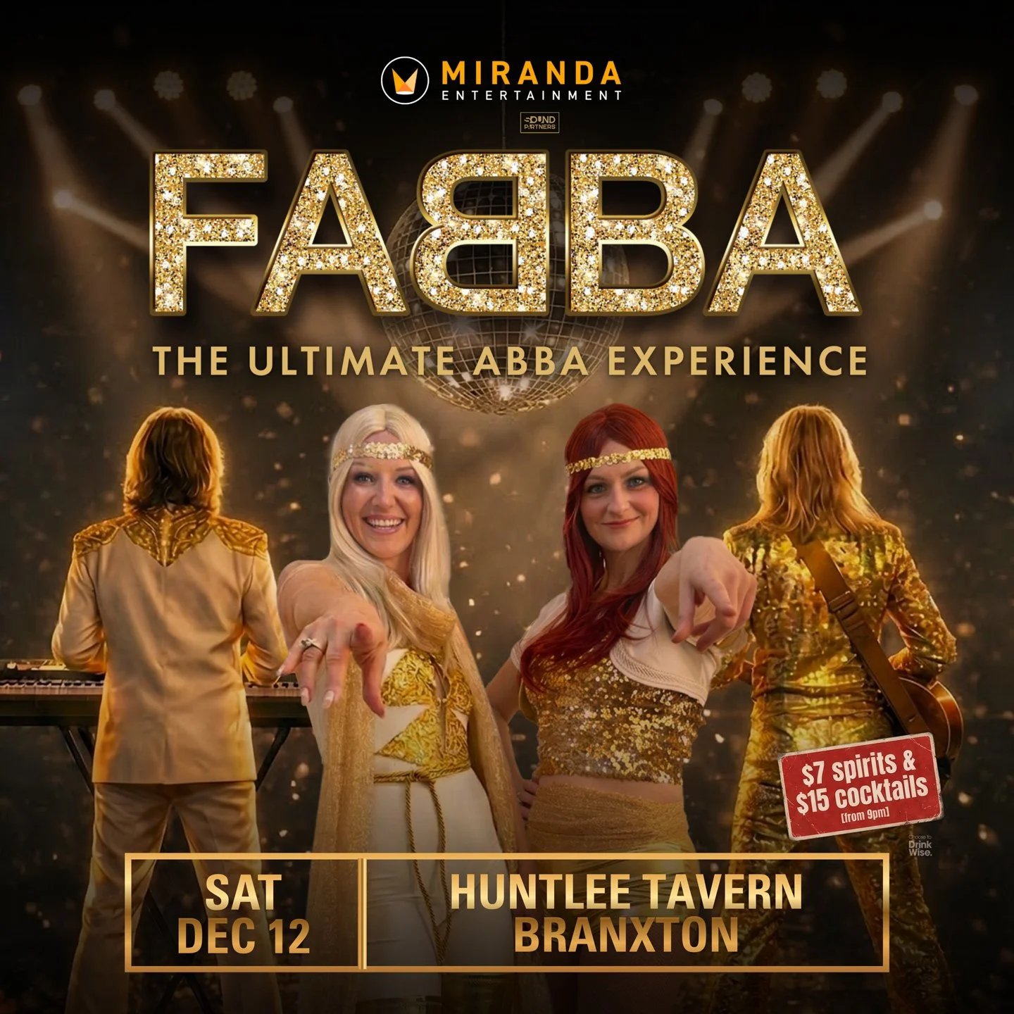 FABBA – The Ultimate ABBA Experience at Huntlee Tavern