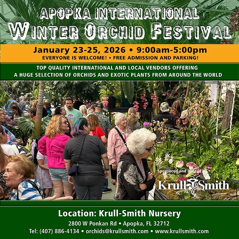 2026 Apopka International Winter Orchid Festival