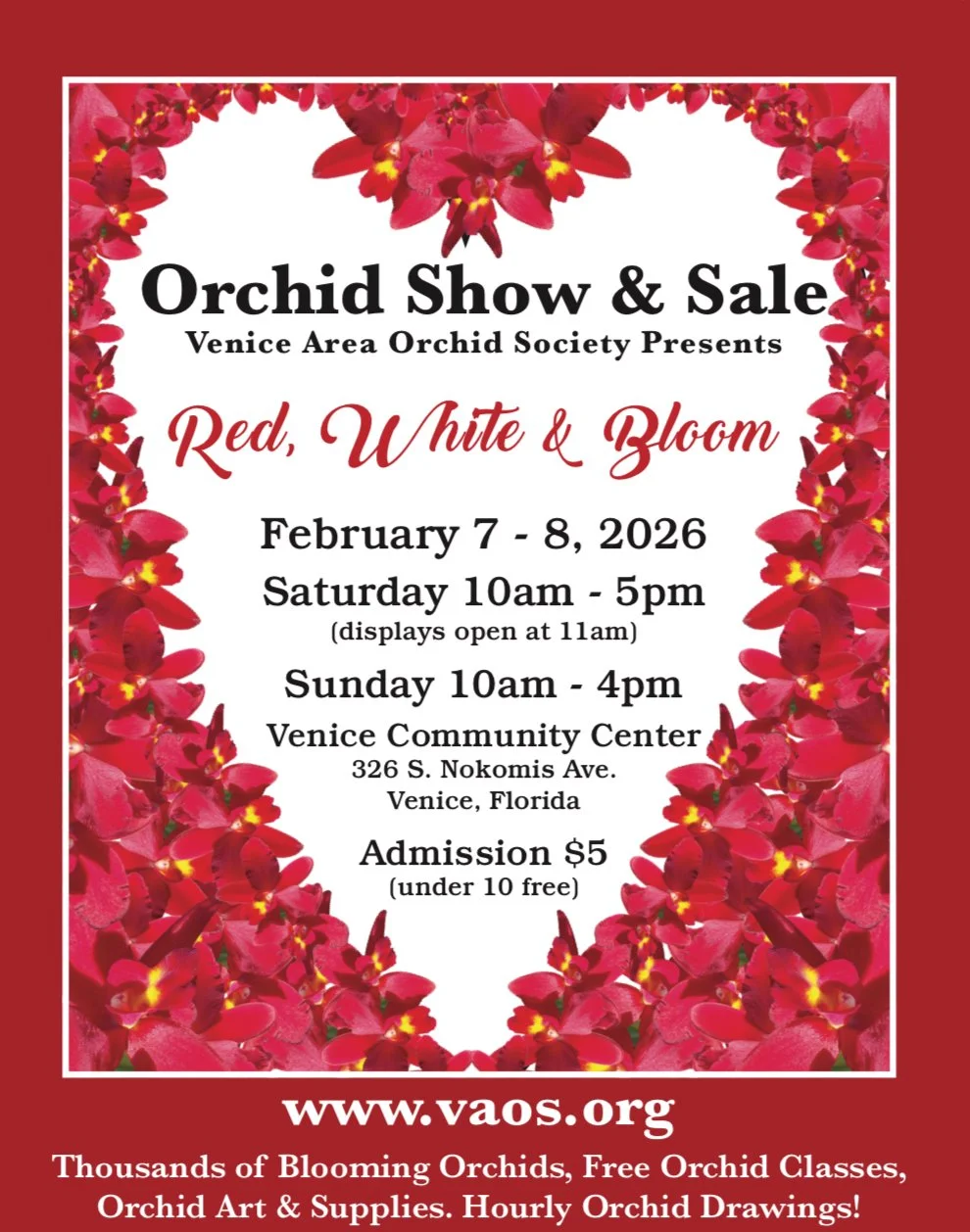 2026 Venice Area Orchid Society Show