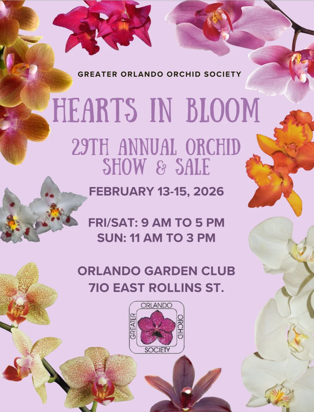2026 Greater Orlando Orchid Society Show