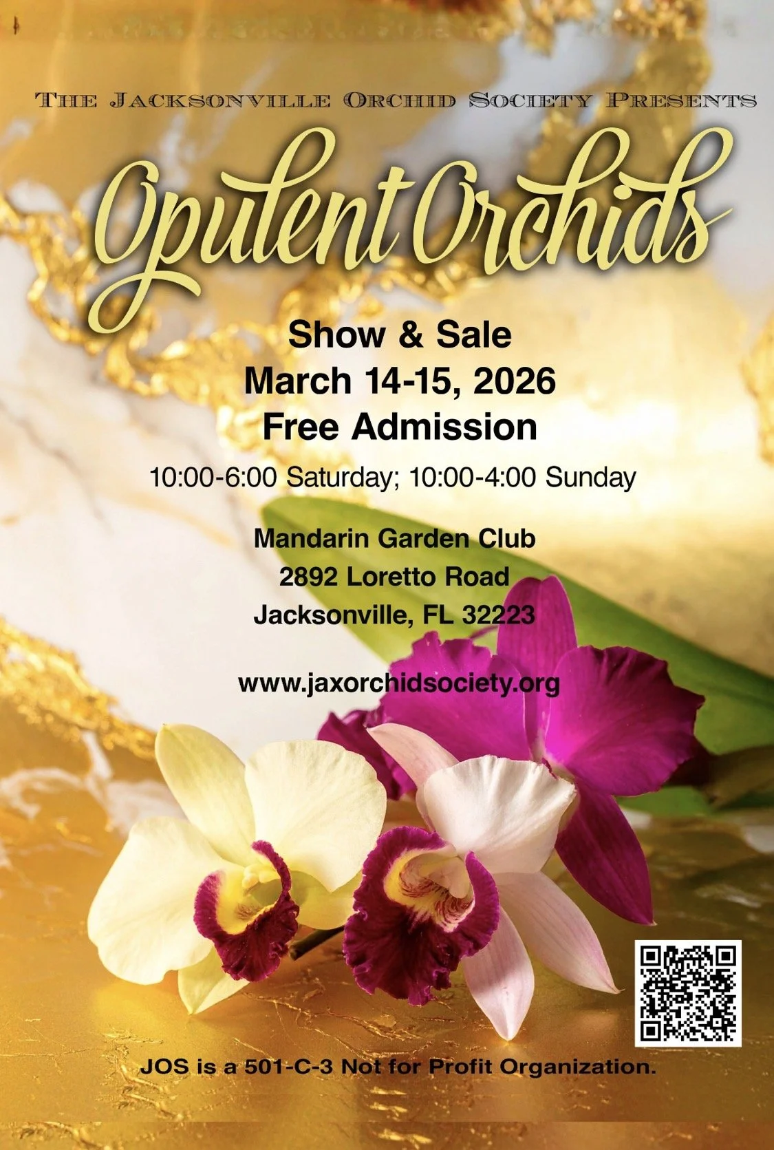 2026 Jacksonville Orchid Society Show