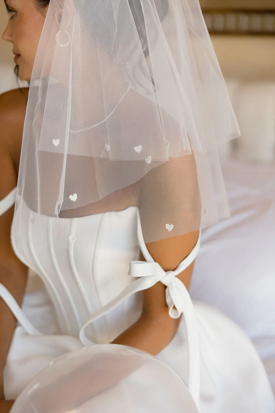 Lucky in Love Mini Veil