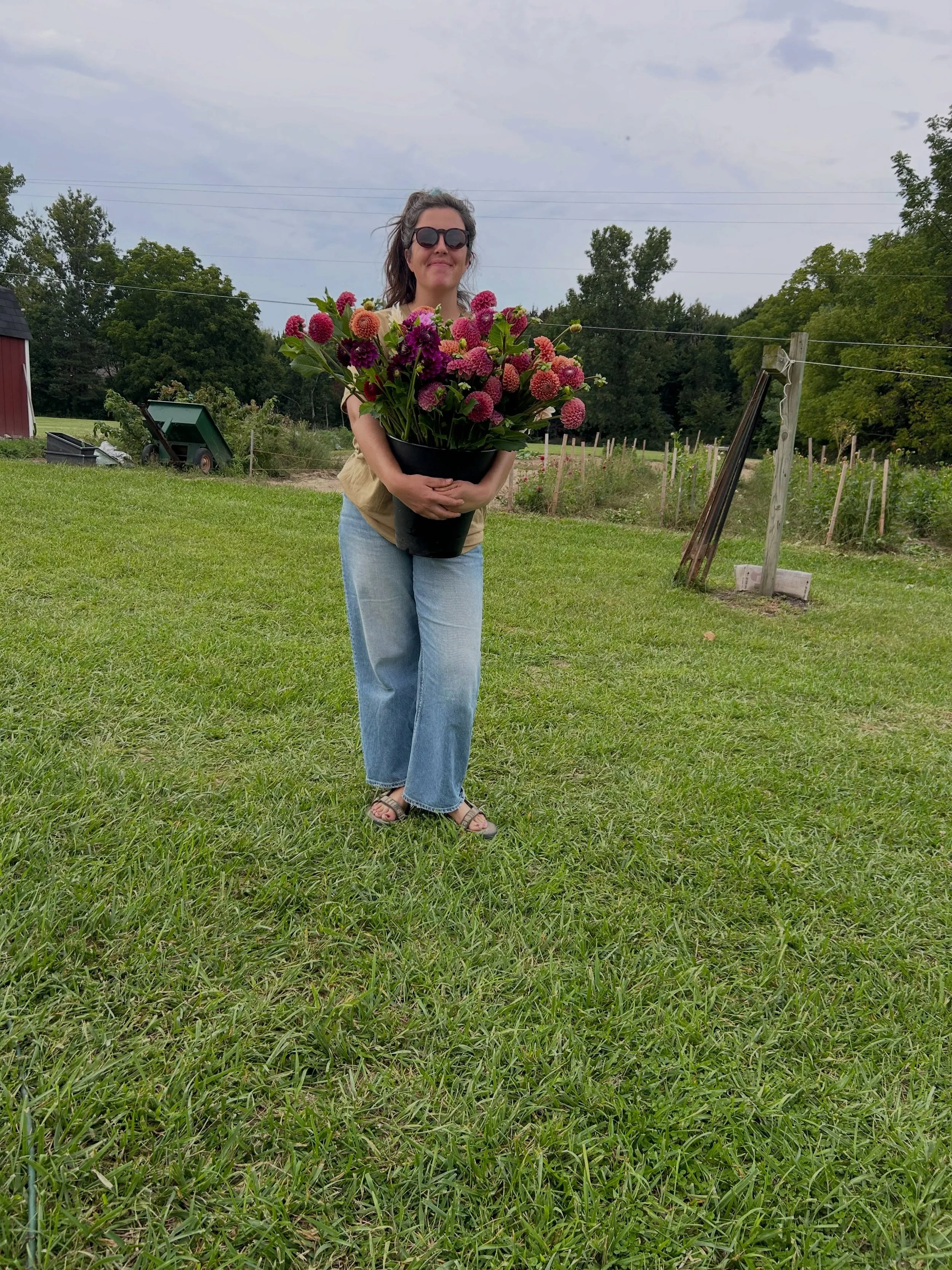 Photos my son takes might be my new favorite series.

Kind of fun to imagine myself through his eyes.

Always a bucket of flowers in hand. Usually looking for my keys or a pair of snips. Dragging him and his sister along on random road trips and load
