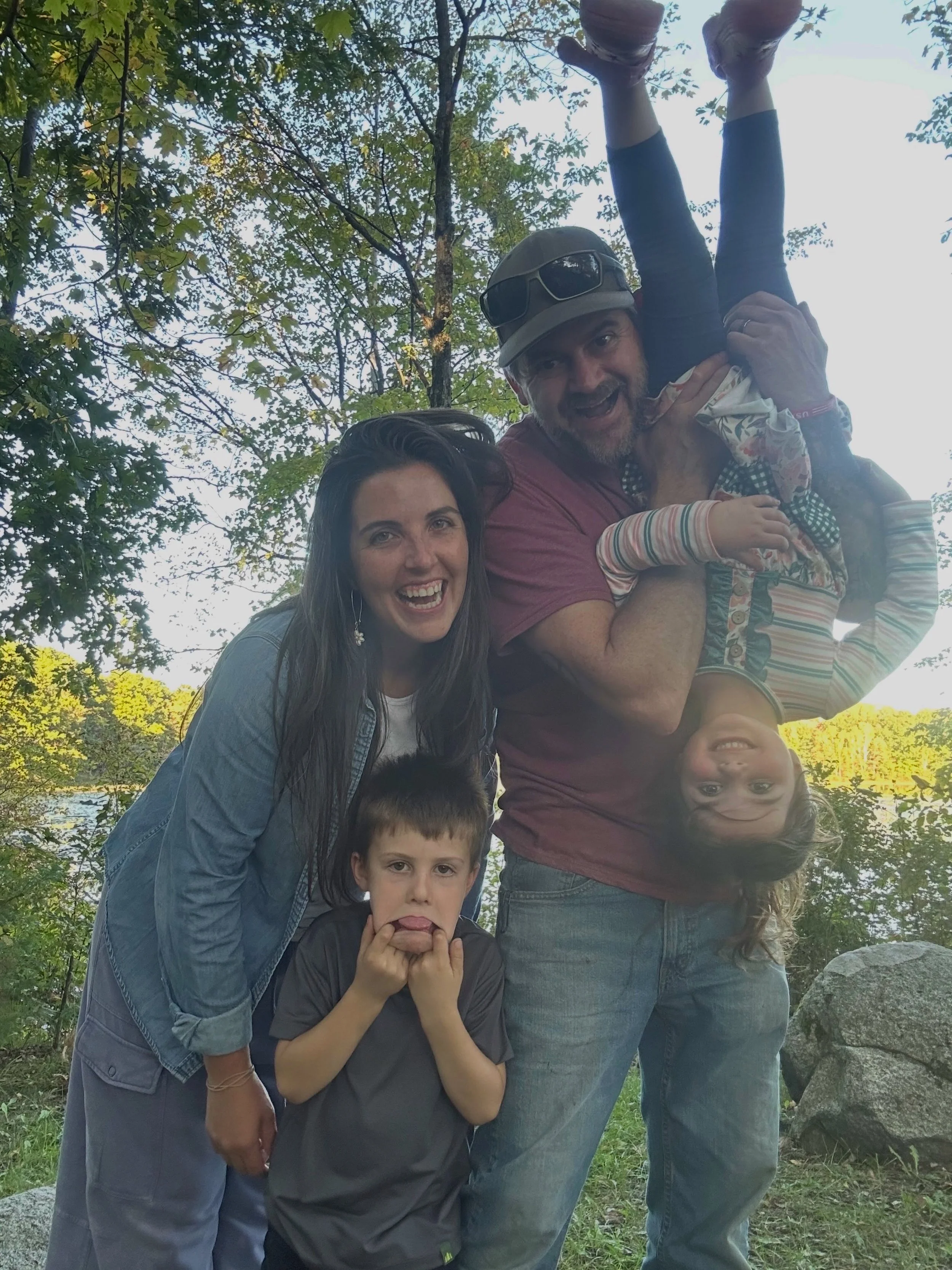 Started Saturday with a real messy cry sesh in the car and ended it in the woods with my favorite people.

Juggling being a mom, wife, and business owner has resulted in a messy house and a frazzled Marissa hoping to God I&rsquo;m doing right by the 
