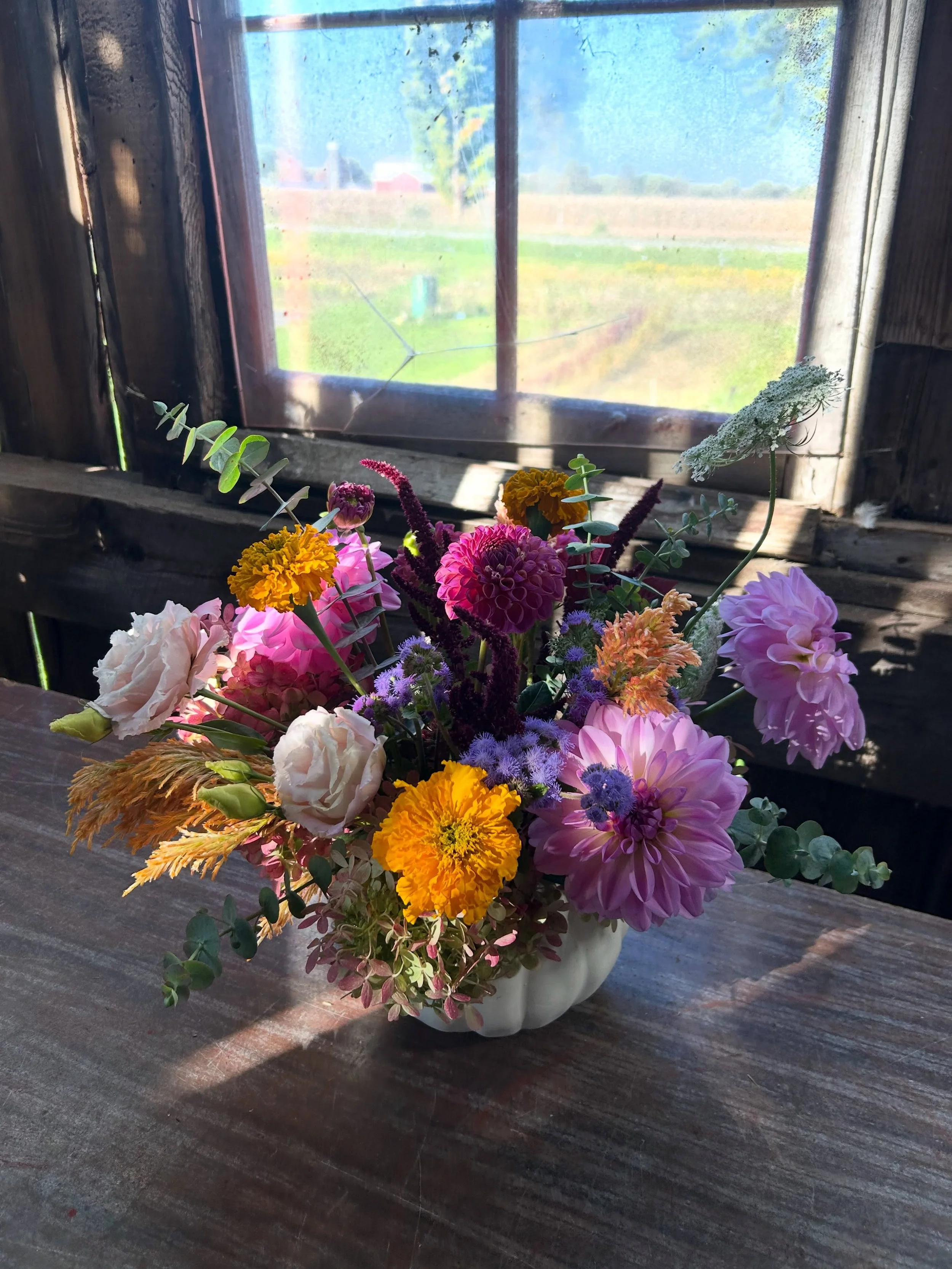 There&rsquo;s something real special about locally grown flowers.

Everything you see was grown right here on our little farm and I will surely miss hopping out to the garden to snip little bits &amp; bobs for your orders.

We&rsquo;re safe from fros