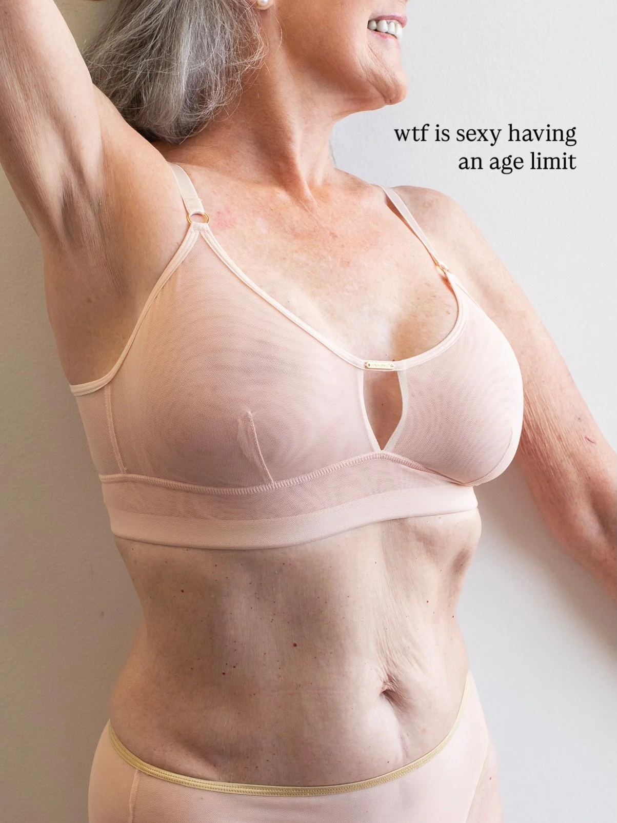 WTF is sexy having an age limit?👇

It doesn&rsquo;t. Confidence isn&rsquo;t reserved for your 20s, and neither is feeling at home in your body. Whether you&rsquo;re healing after breast cancer, embracing scars, or simply rediscovering yourself, sexy