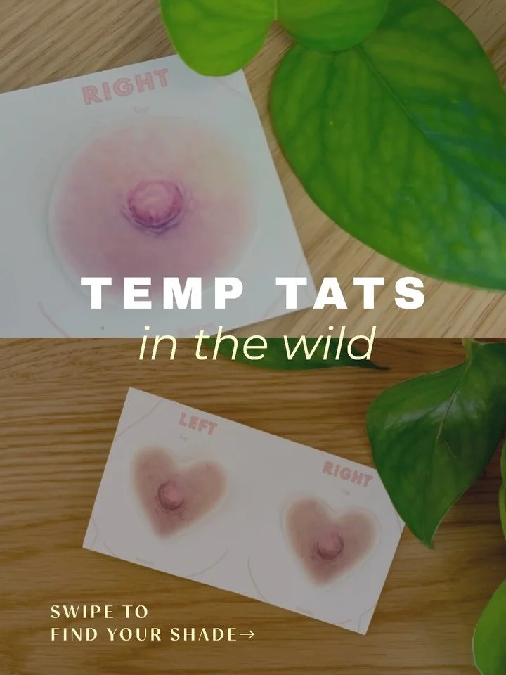 Temp tats in the wild. Swipe to find your shade. 👀

One of the most common questions we&rsquo;ve received is, &ldquo;What do they actually look like on skin?&rdquo; So we&rsquo;re starting to show you exactly that.

Today&rsquo;s carousel features 7