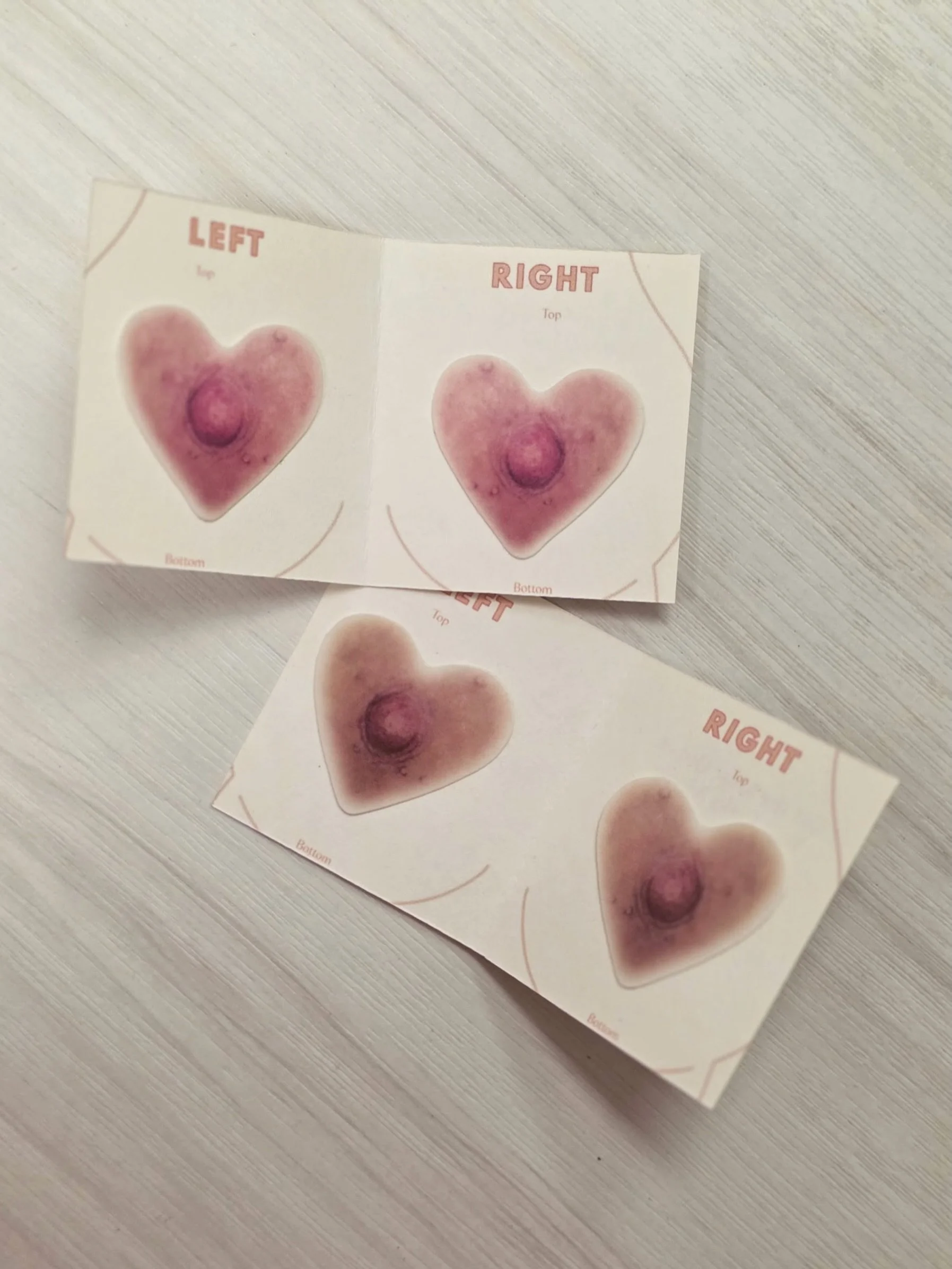 Two sets of love, headed out the door today 🫶🫶

These two heart styles are on their way to their new home, ready to be worn however they choose. A little reminder that restoration, confidence, and self-expression can look like whatever feels right 