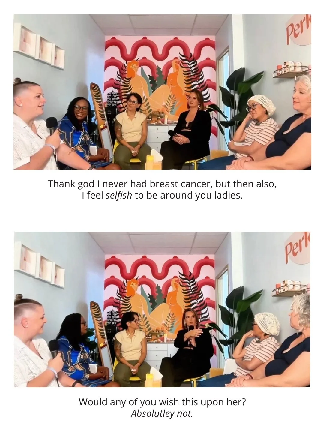 Where does a previvor fit in the conversation about breast cancer survivorship? 👇

At the table. Period. 

Candi sat down with survivors and thrivers for an honest conversation about being BRCA1+, choosing a preventative mastectomy, and the complica