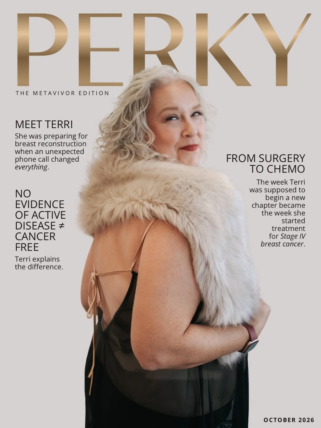 Stage IV breast cancer deserves more than awareness. It deserves action. Research. Funding. And more time. 

For Terri, and every person living with metastatic breast cancer, the conversation cannot stop at early detection and survivorship.

There is