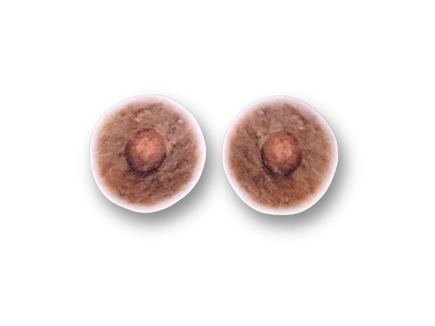 Medium Warm Brown Temporary Nipple Tattoos