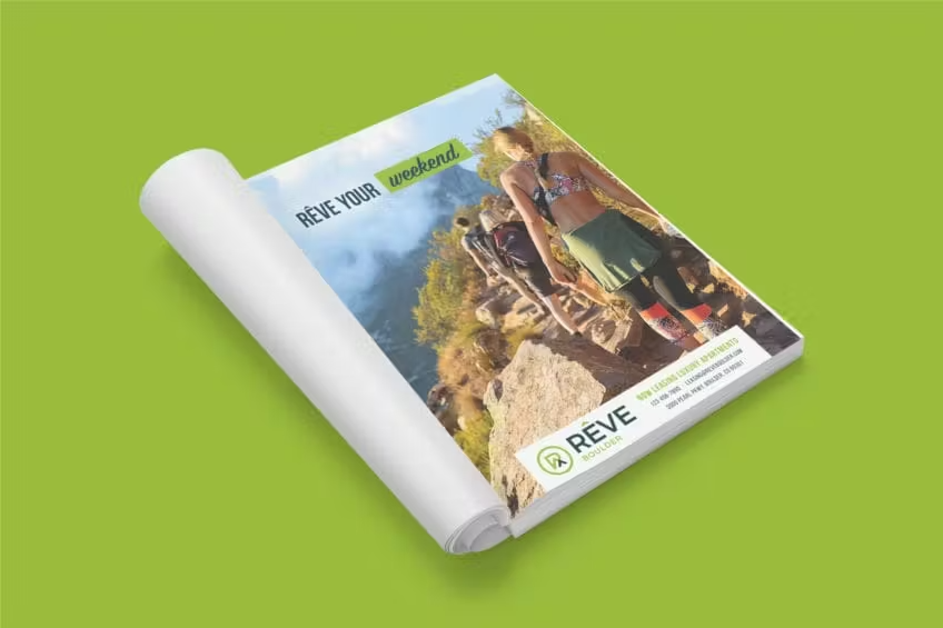 Reve Boulder Print Advertisement
