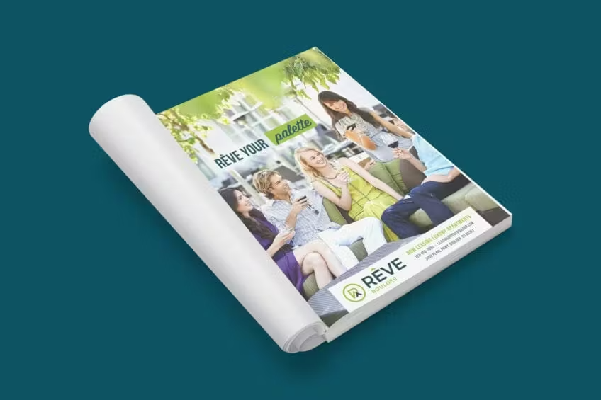 Reve Boulder Print Advertisement