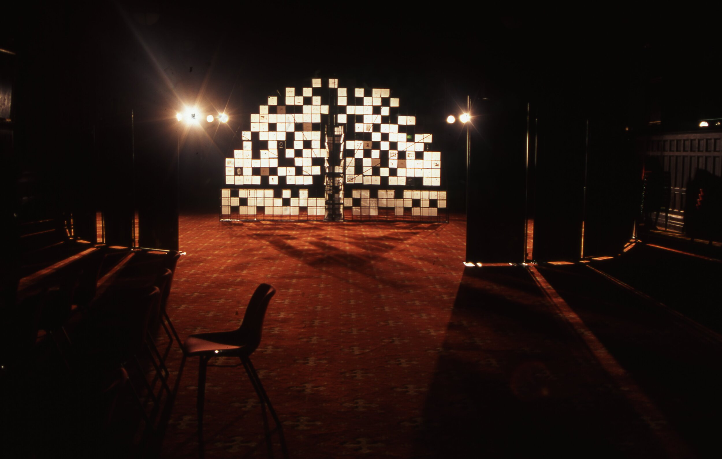  Installation view of the exhibition  Out of Oblivion,  held in the MacLaurin Hall at The University of Sydney, 1998. Photo: Courtesy of Diana Wood Conroy 