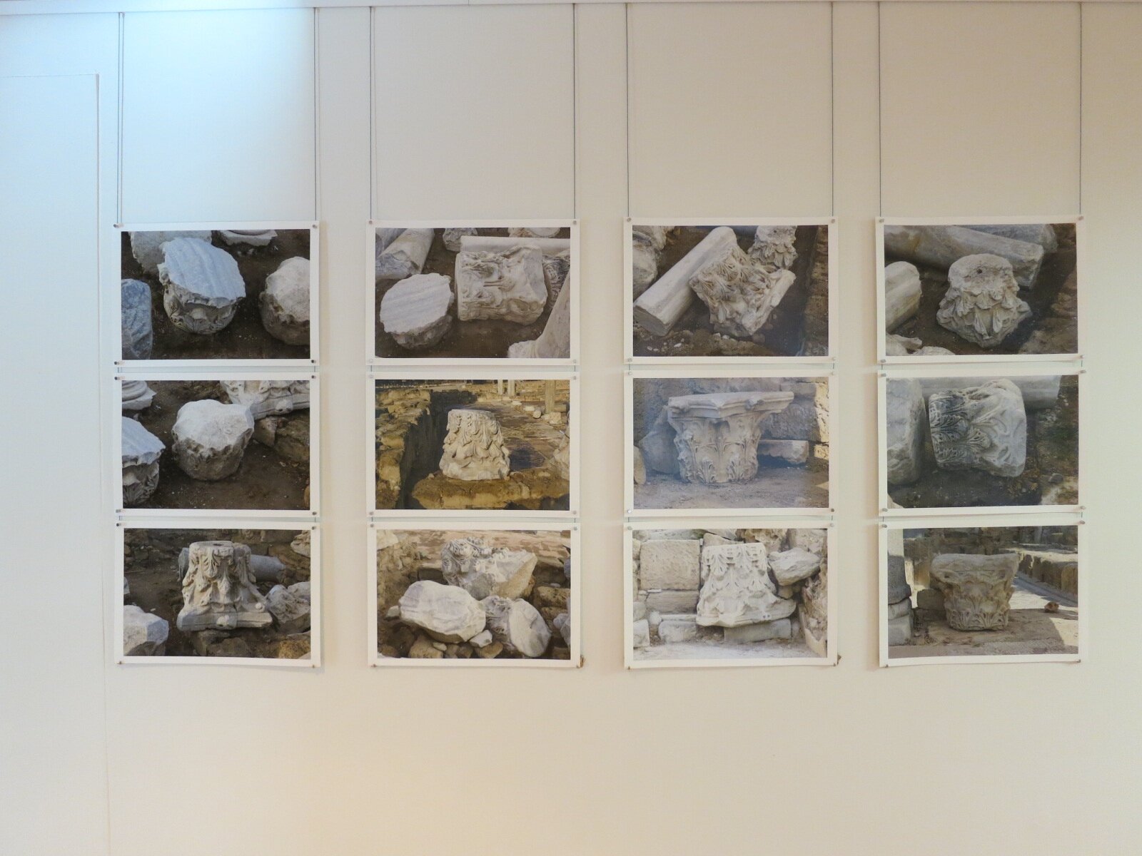  Installation view of works by  Derek Kreckler  from the exhibition  Response to Cyprus,  10 July 2013. The event was hosted by the Australian Archaeological Institute at Athens (AAIA) at the Centre of Classical and Near Eastern Studies of Australia 