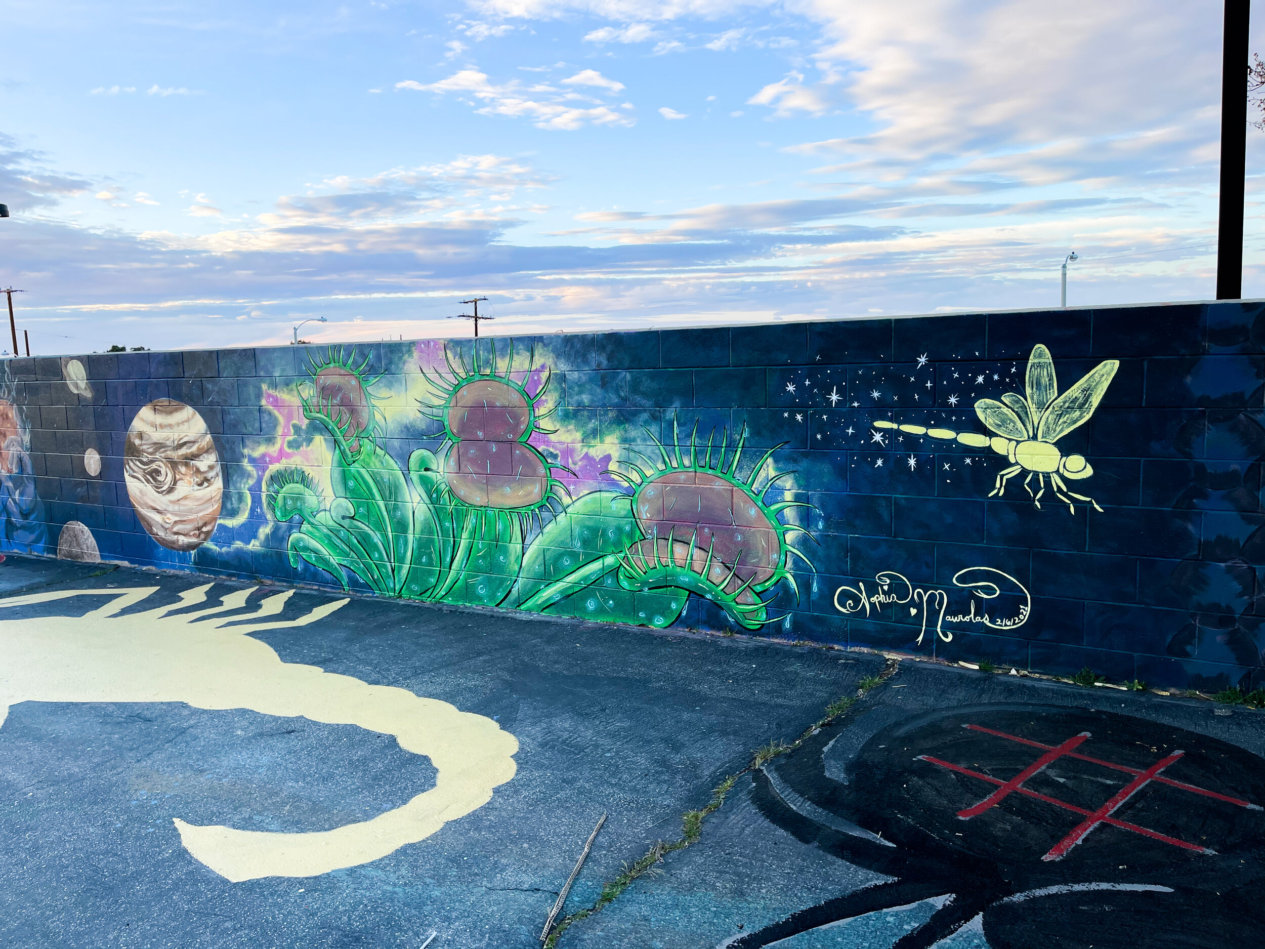 You can find my mural at Pearblossom Elementary!