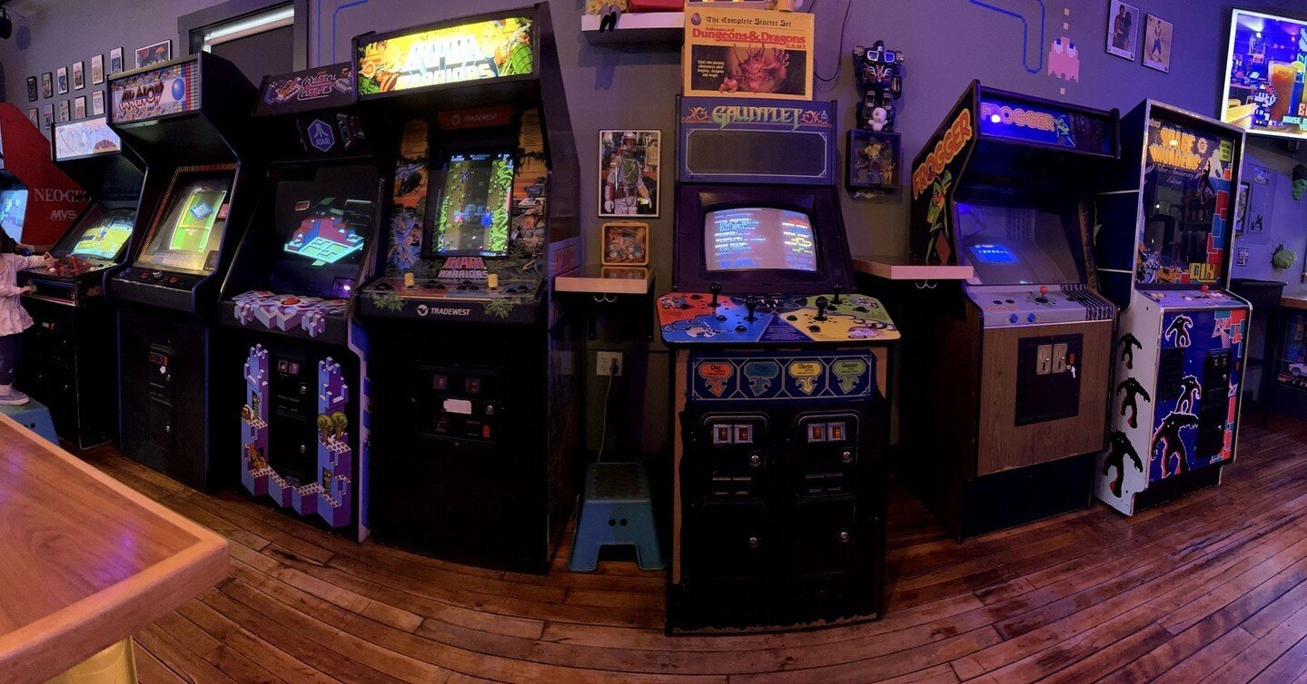 Games are on and we're ready to kick off the weekend!

Weekly Events:
Mondays: Trivia 8pm
Tuesdays: 2 hours unlimited play $5
Wednesday: Theme/Specialty Nights
Thursday: Karaoke 9pm
Sat/Sun: Super Cereal Buffet 10am-Noon