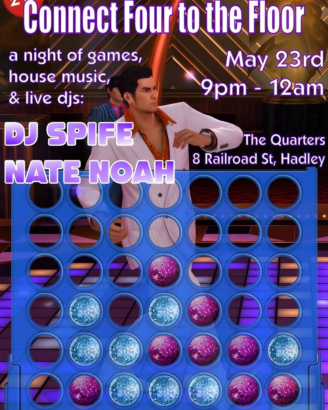 Friday night DJ Spife and Nate Noah bring their vinyl and 4 on the floor vibes to The Quarters from 9pm-midnight!