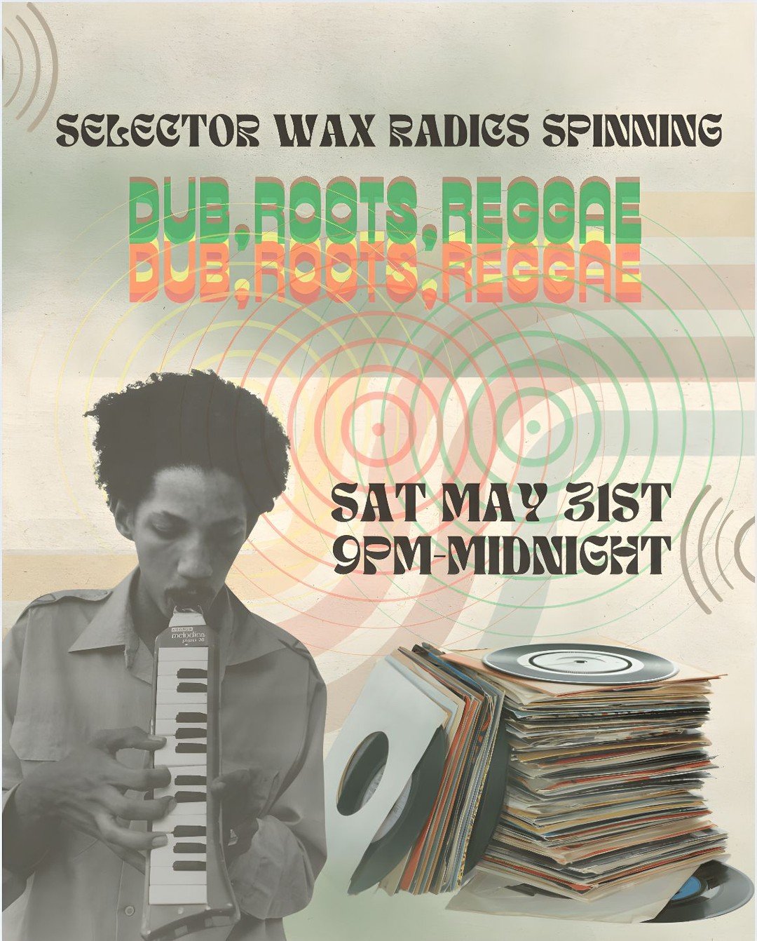 Selector Wax Radics returns to The Quarters for a night of roots, reggae, dancehall and dub all on vinyl from 9pm-Close. Let some sweet rocksteady sounds and dubbed out bass set the soundtrack for your night.