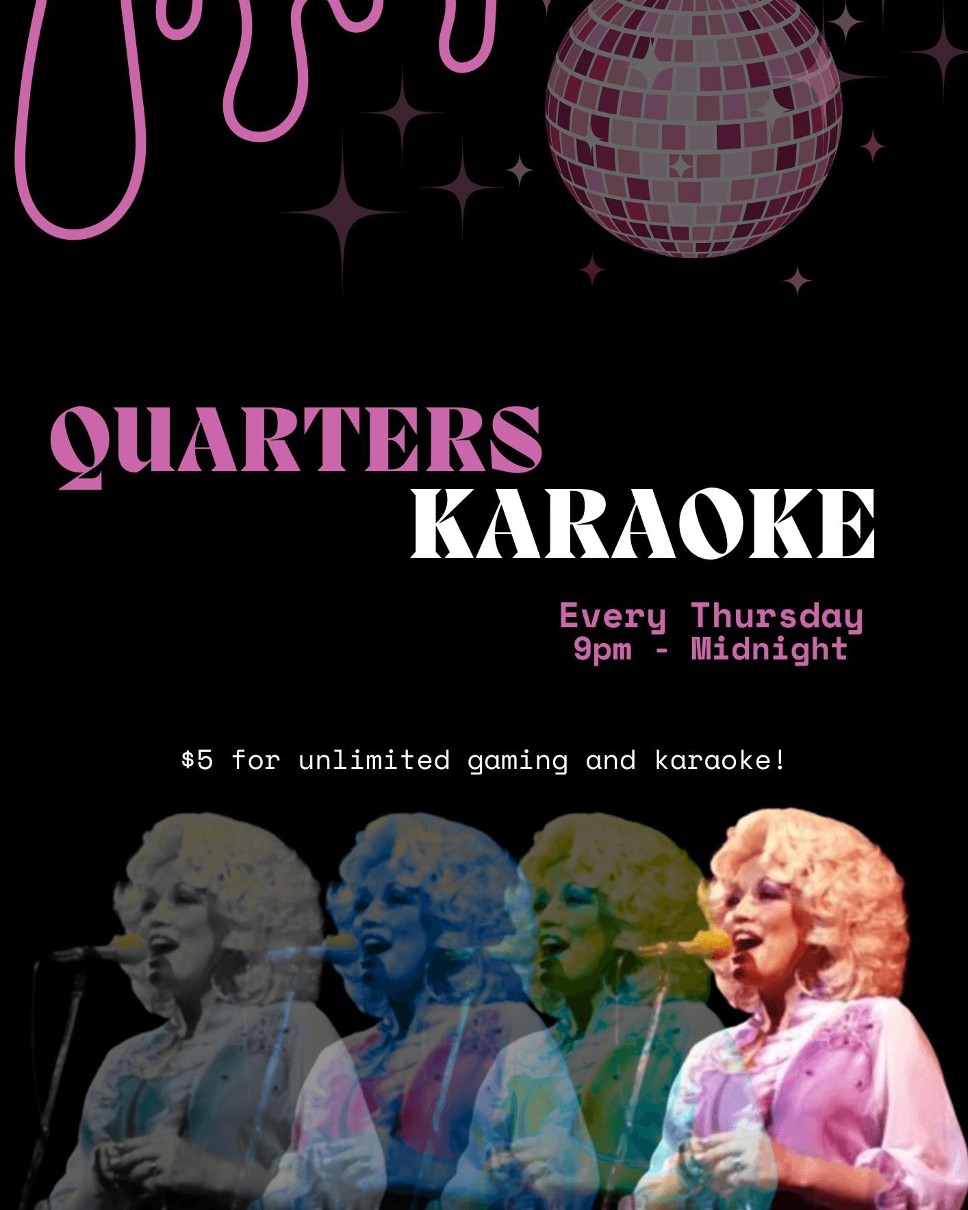 It's Thursday night and karaoke kicks off at 9pm!