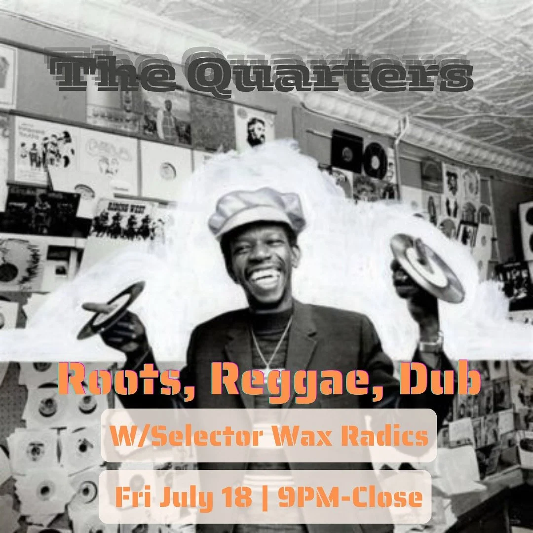 Tonight our pal @selectorwaxradics returns from 9pm- midnight with his crates of vinyl selecting deep dub, reggae, dancehall and rocksteady sounds.