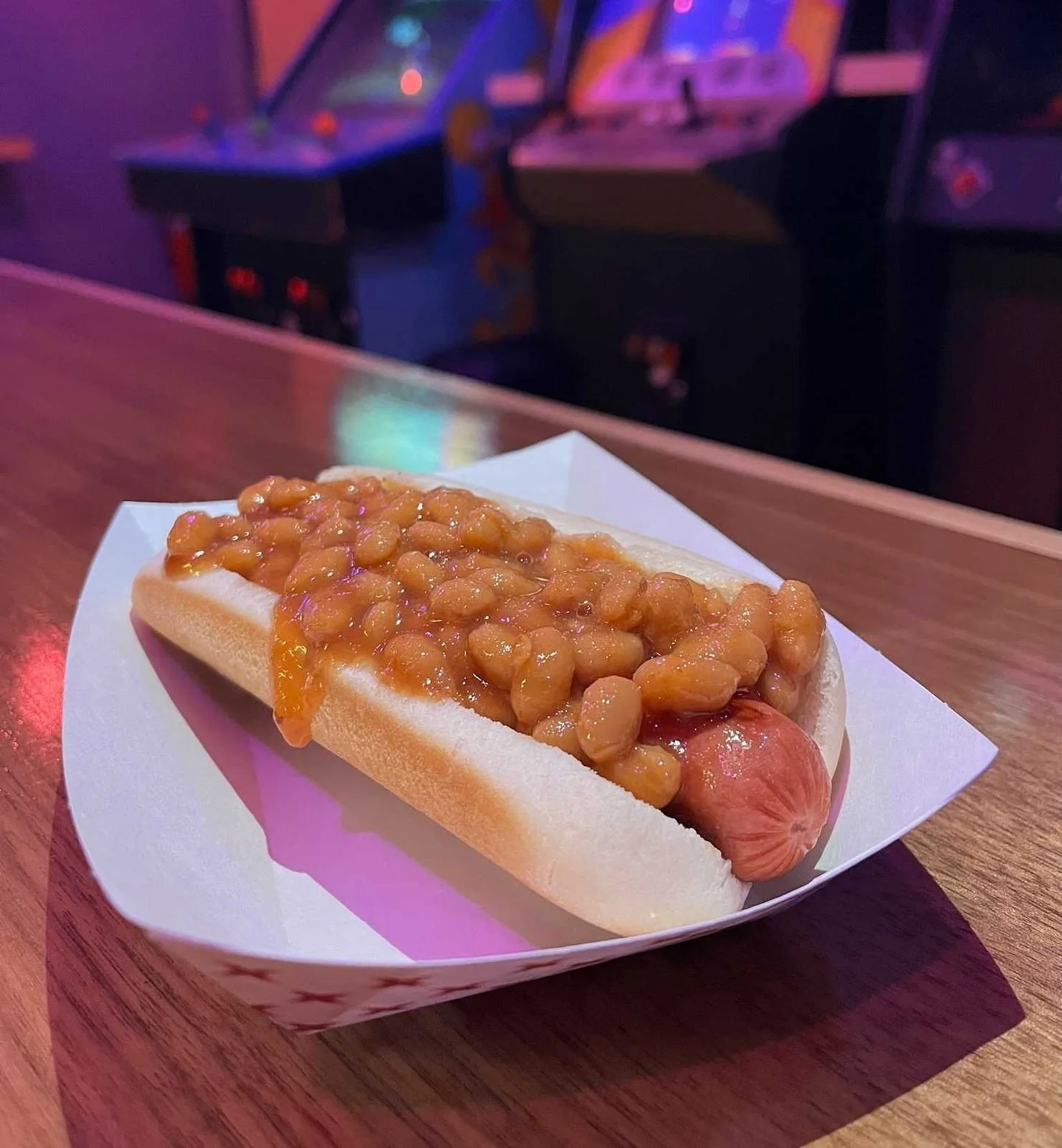Two food specials for our Goodbye Summer night tonight until we run out!

Baked Bean Dog - $8
Hot dog or vegan dog topped with baked beans

Campfire Breakfast Burger - $13
Beef or black bean patty, fried egg, bacon, cheddar, ketchup