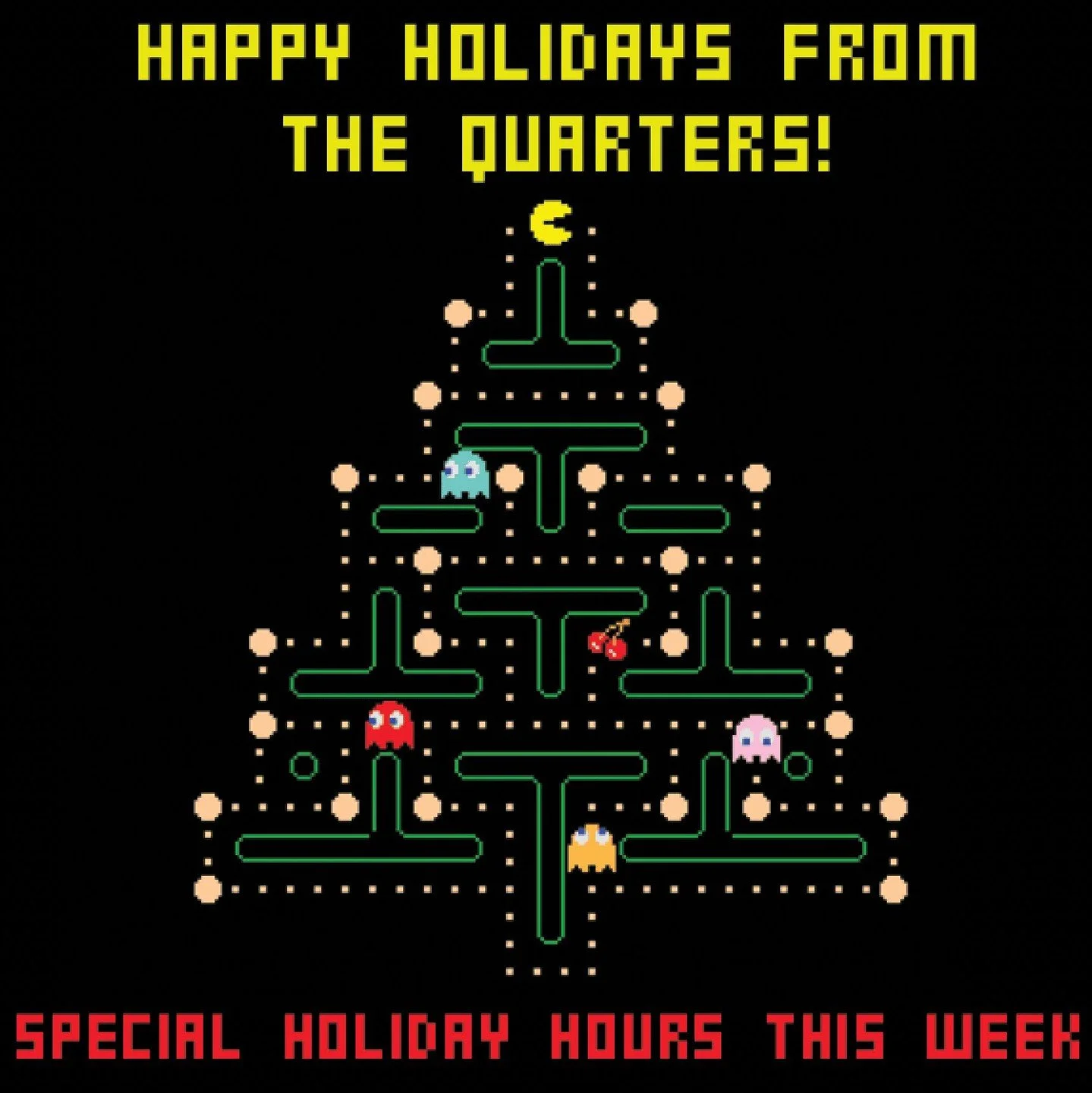 Holiday hours and gift cards are here! See link in bio for gift cards.

We have extended hours for the holidays and many special events coming up:

Monday 12/22 
4pm-10pm
(Trivia 8pm)

Tuesday 12/23
12pm-midnight
(2 for 1 tickets all day)

Xmas Eve
1