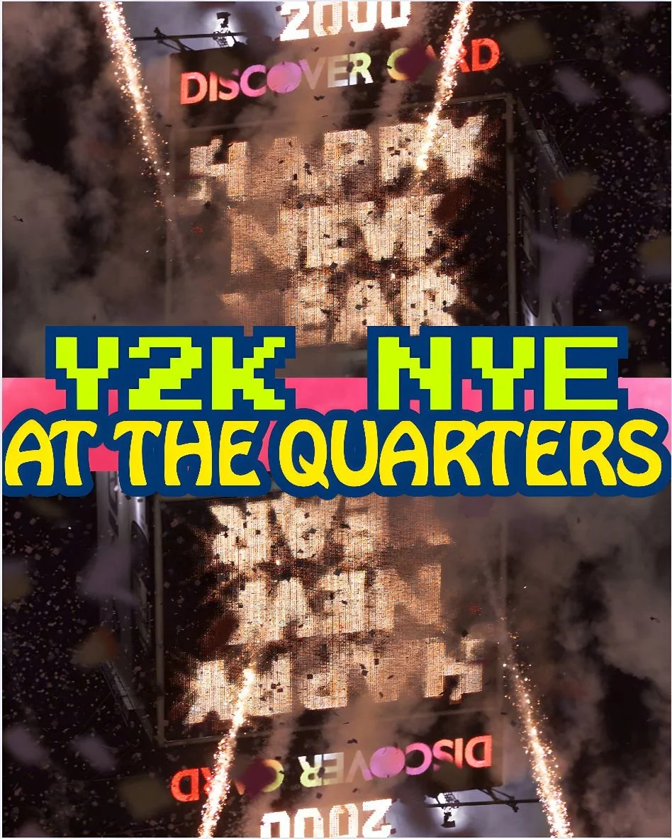 Join us on New Year's eve as we welcome 2026 Y2K style!

Along with our regular full menu of food and drinks along with over 40 vintage arcade games, we'll have a free champagne (21+) toast at midnight along with drink specials, a bangin playlist of 