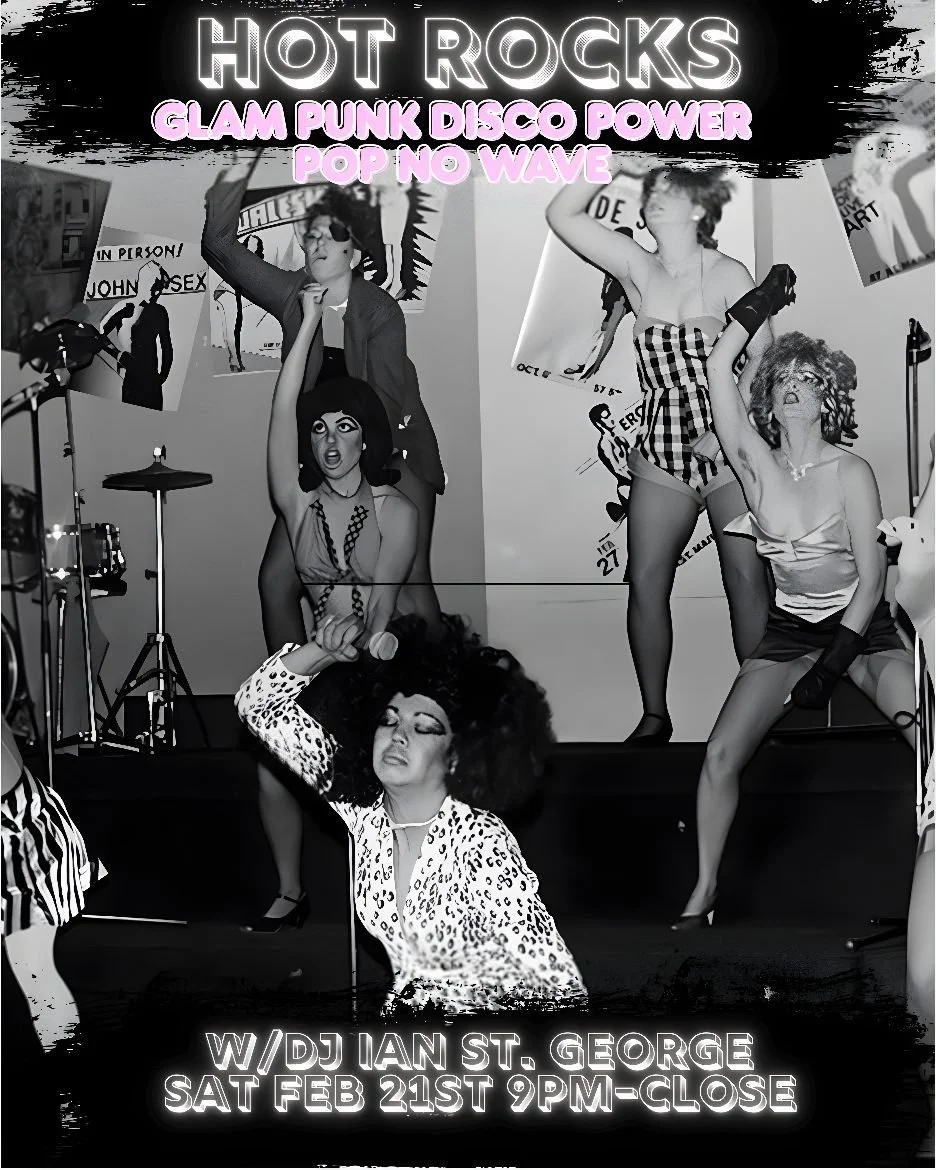 Saturday night from 9pm-close DJ Ian St. George will join us for a night of wild vinyl from glam to disco, power pop to no wave to accompany your night out for a drink with friends or lock in and get fully focused on some Centipede while the sounds b
