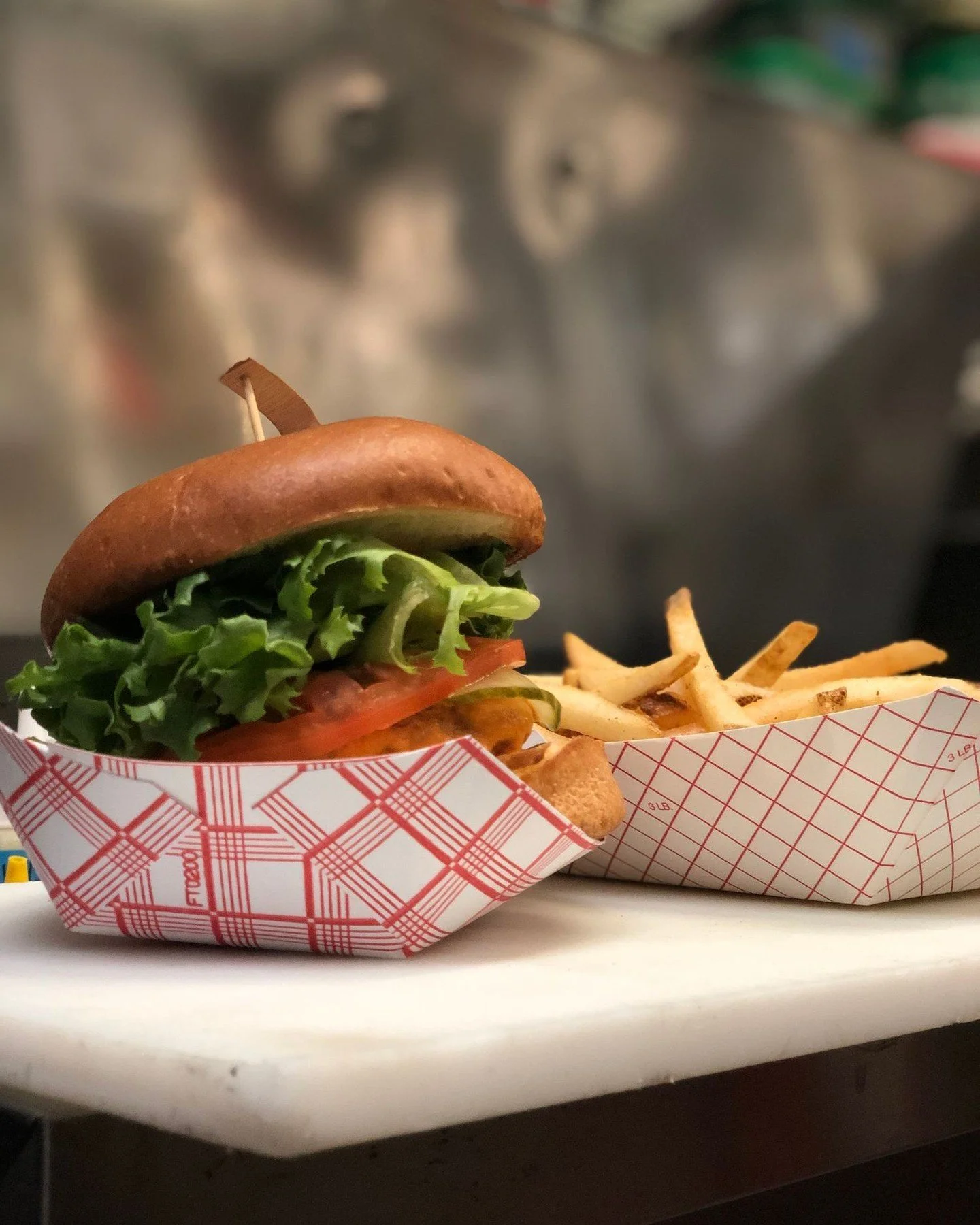 Crispy chicken sandwich and fries are calling :)