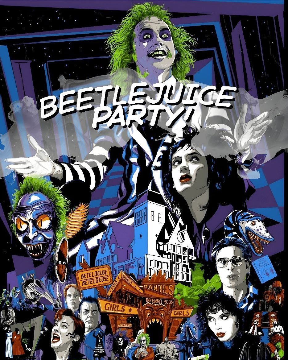 Wednesday March 4th we're gonna get a little spooky. With news of Catherine O'Hara passing we thought we'd dress the place up a little and make a few drink specials and get some Beetlejuice energy flowing from 5-9pm.

Stick around and lead a conga li