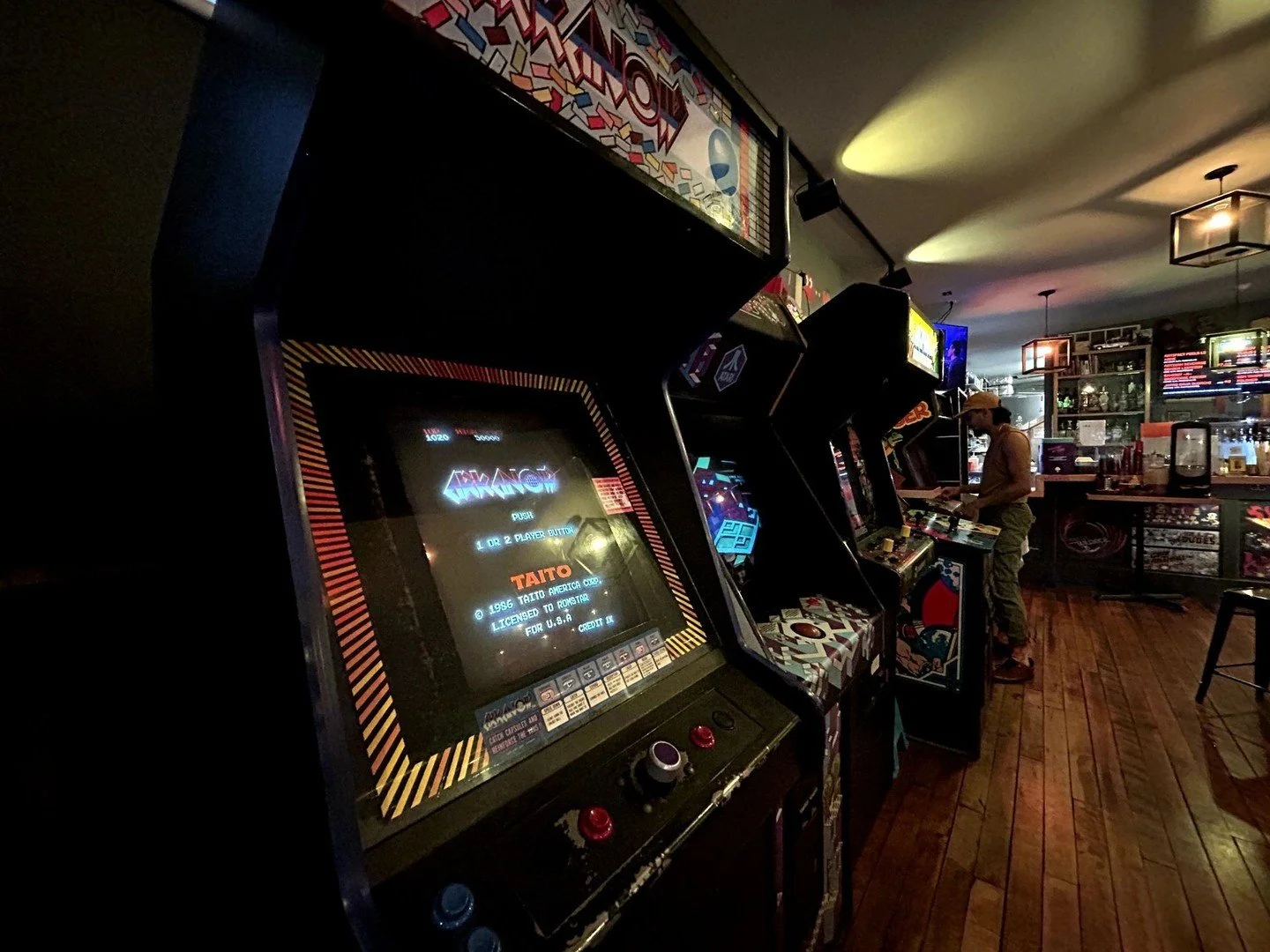 Games are fired up and we're ready to go! 

Open at 4pm👾, free Play from 4pm-8pm sponsored by @brickandmortarrealtyma

 Karaoke starts at 9pm🎤
 Kitchen open until 10pm!🍔🍟