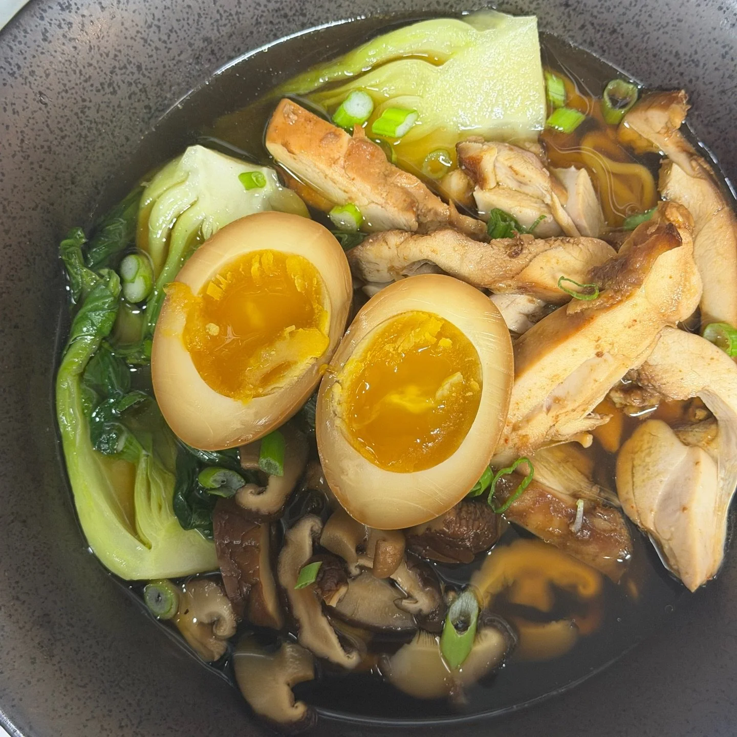 Our three ramen specials for tonight! Howl&rsquo;s Moving Shoyu ramen + egg, Pork-o Rosso Tonkotsu and Miso Delivery Service. Serving until 8pm, trivia starts at 8!