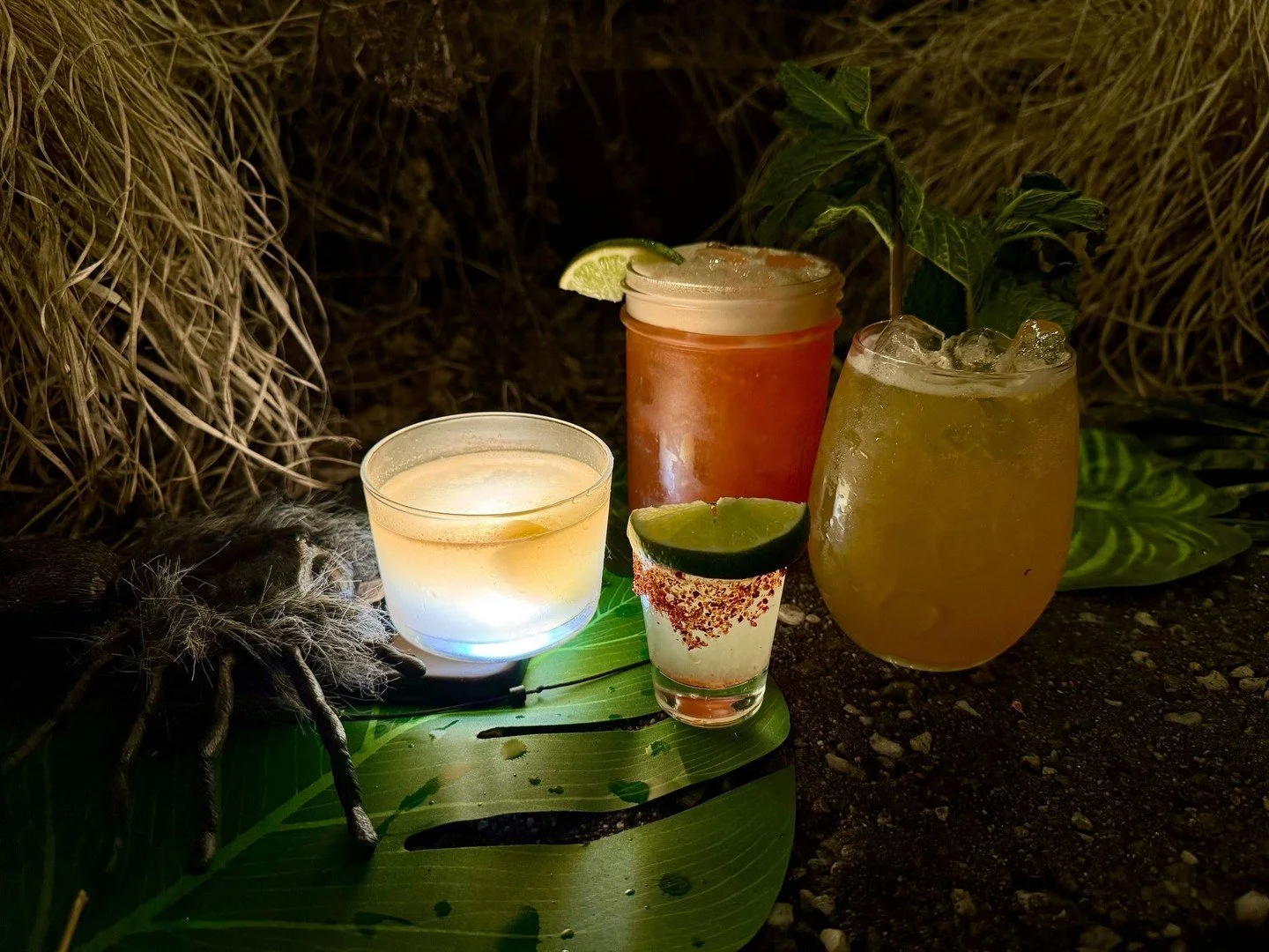 Next Wednesday April 8th join us for some Indiana Jones inspired cocktails!

Golden Idol
bourbon, lemon, honey syrup, gold glitter

Fortune and Glory
pisco, passionfruit pur&eacute;e, ginger ale, angostura bitters, mint

Those Aren't Big Birds, Sweet