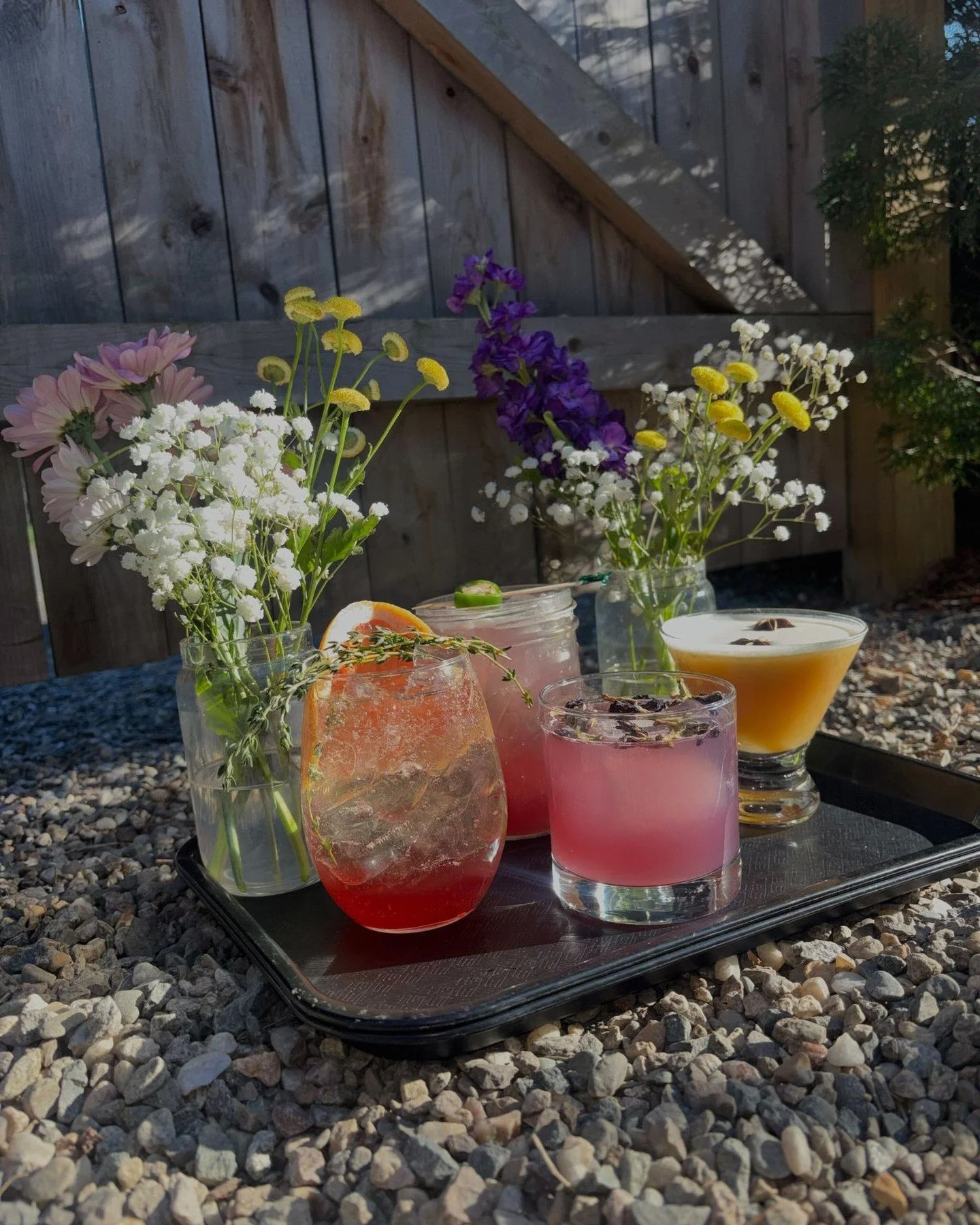 If you wanted to get a Mother's Day bouquet you can drink, this Saturday night we've got the botanical cocktail menu for you, while supplies last.

Hibiscus jalape&ntilde;o smash:
House infused hibiscus tequila, pineapple, hibiscus juice, muddled jal