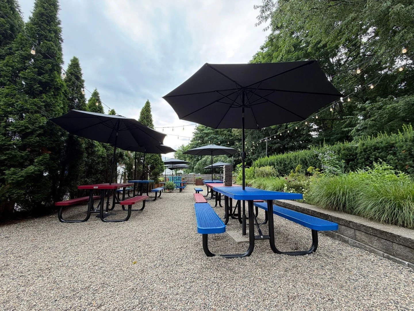 Good morning from our patio! Stop by and enjoy the last weeks of summer warmth with some friends :)