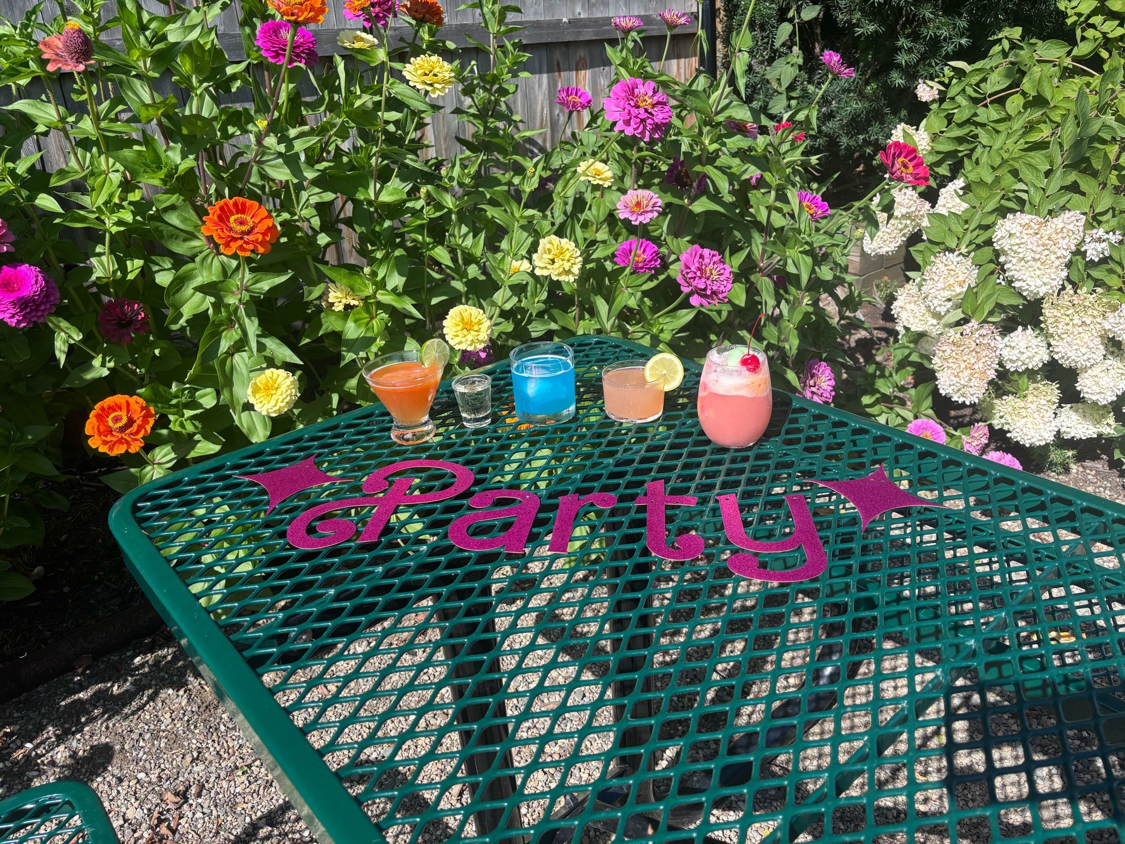 Sneak peek at the drinks for our Barbie Party next Wednesday! 

Barbie 
Bubblegum vodka, Aperol, lemon, simple 

Midge
V1 vanilla vodka, passionfruit liqueur, passionfruit puree, lime juice, vanilla syrup, prosecco side car 

Skipper
Rainbow sherbet 