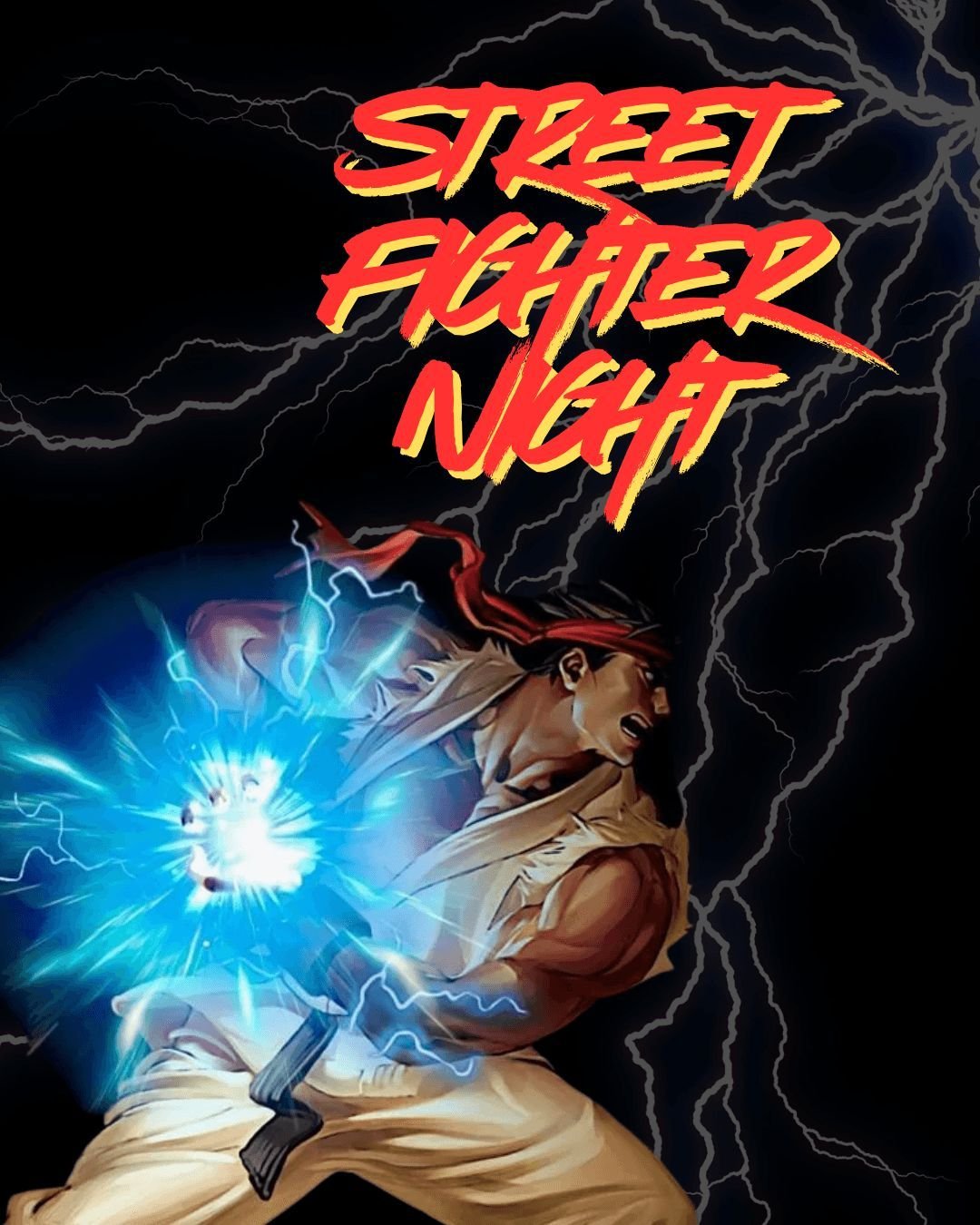 Wed Nov 4th select your character and join the fight for our Street Fighter night, we have our two Street Fighter cabinets for you to square off, we'll have some food and drink specials to help replenish your health bar between matches and we'll have