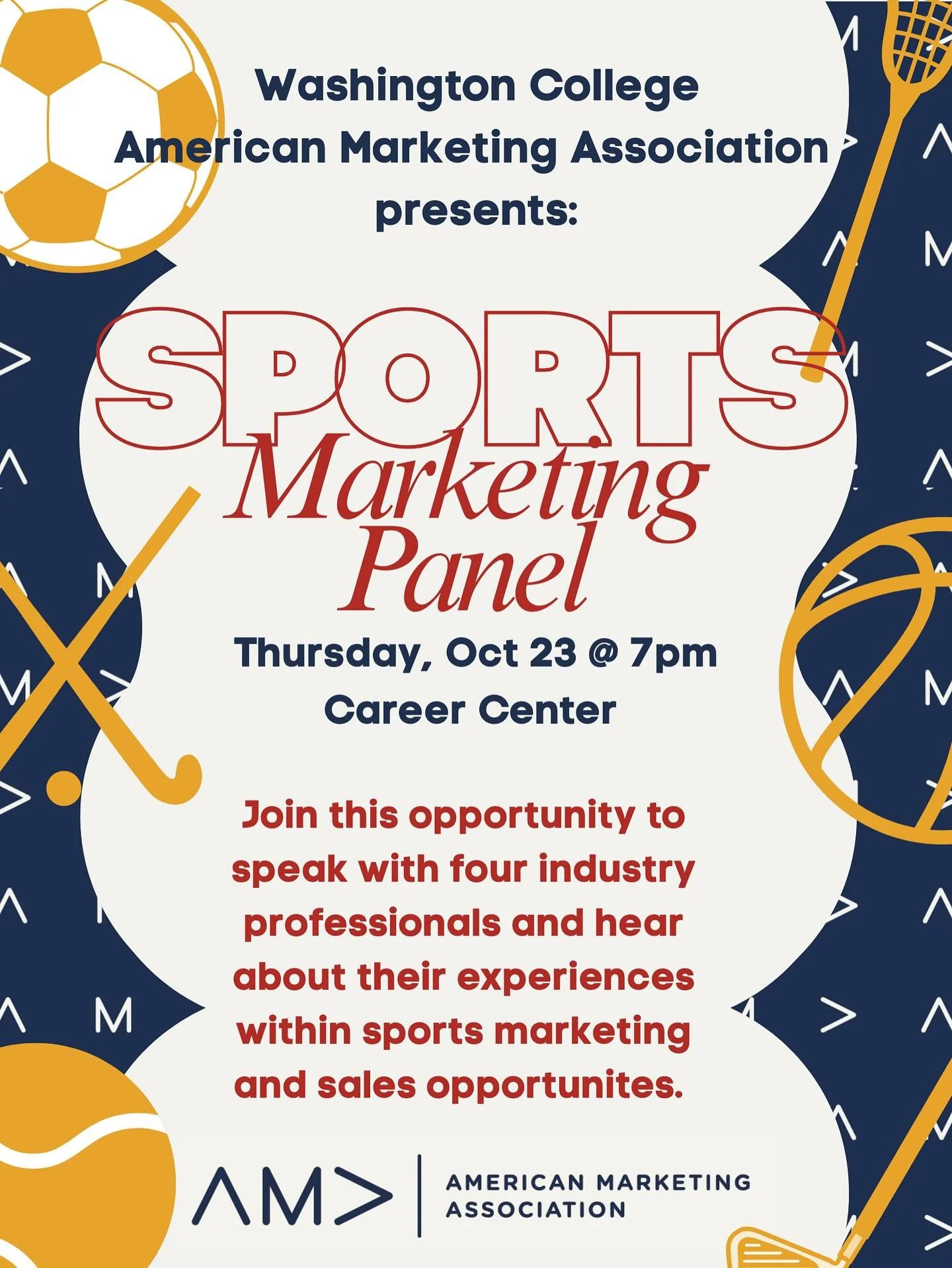 Join us at 7pm in the Career Center tonight to hear from four industry professionals across collegiate, minor league, and major league teams!! 🏑⚾️🪿
