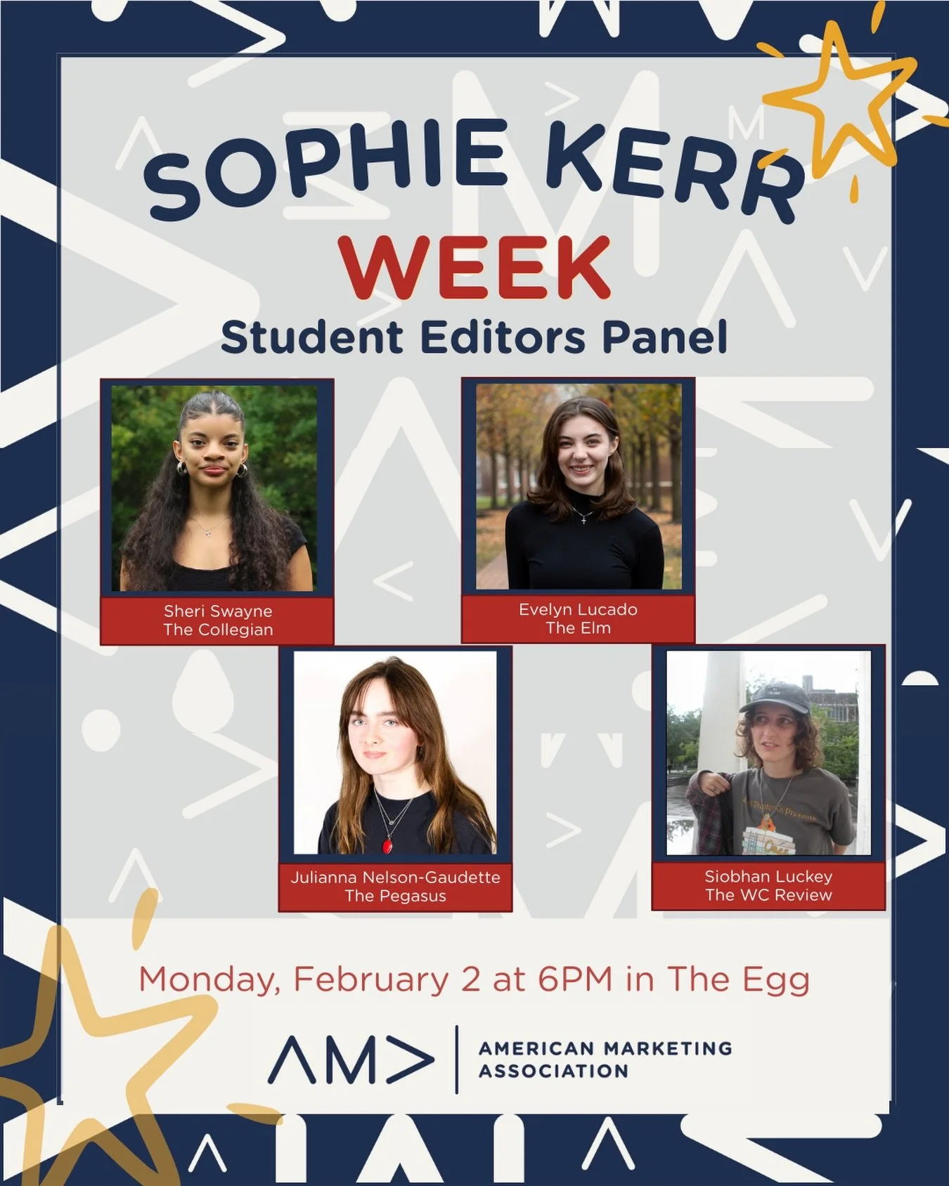 To kick off Sophie Kerr week, we have a super exciting event involving our campus publication student leaders! Join us in The Egg tonight at 6pm to hear the panel share about the unique attributes of each publication, their roles within the organizat