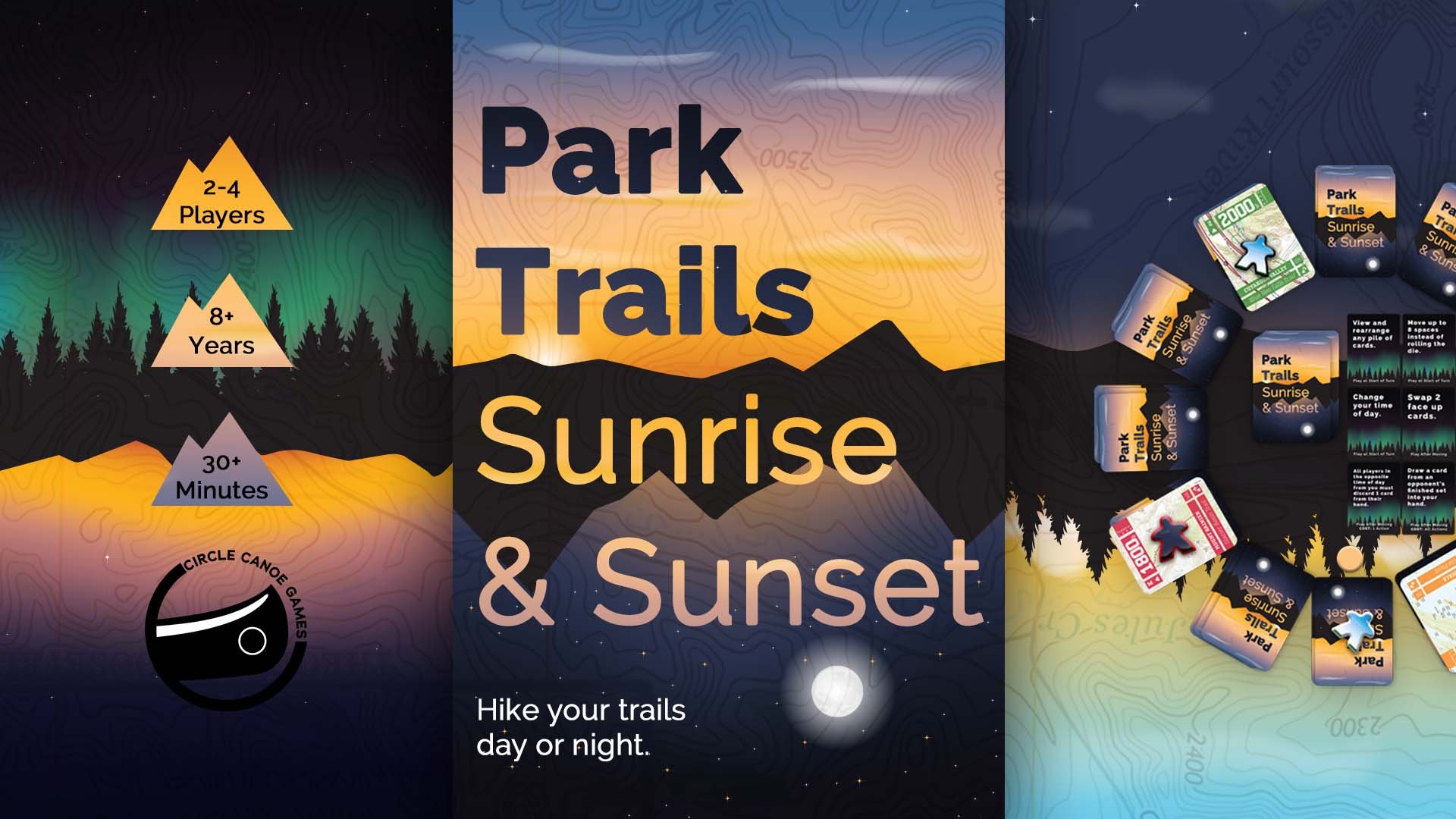 Park Trails: Sunrise & Sunset — Circle Canoe Games