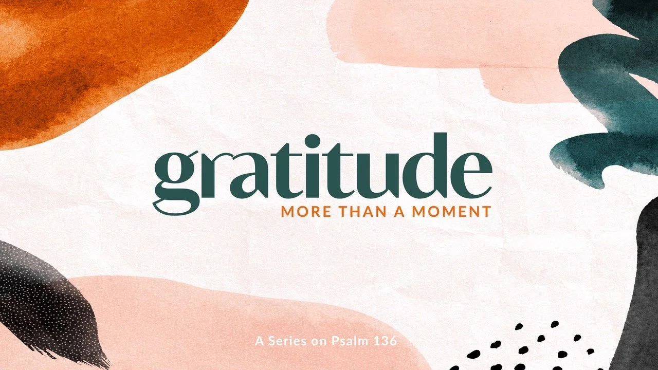Gratitude: Lift Your Eyes